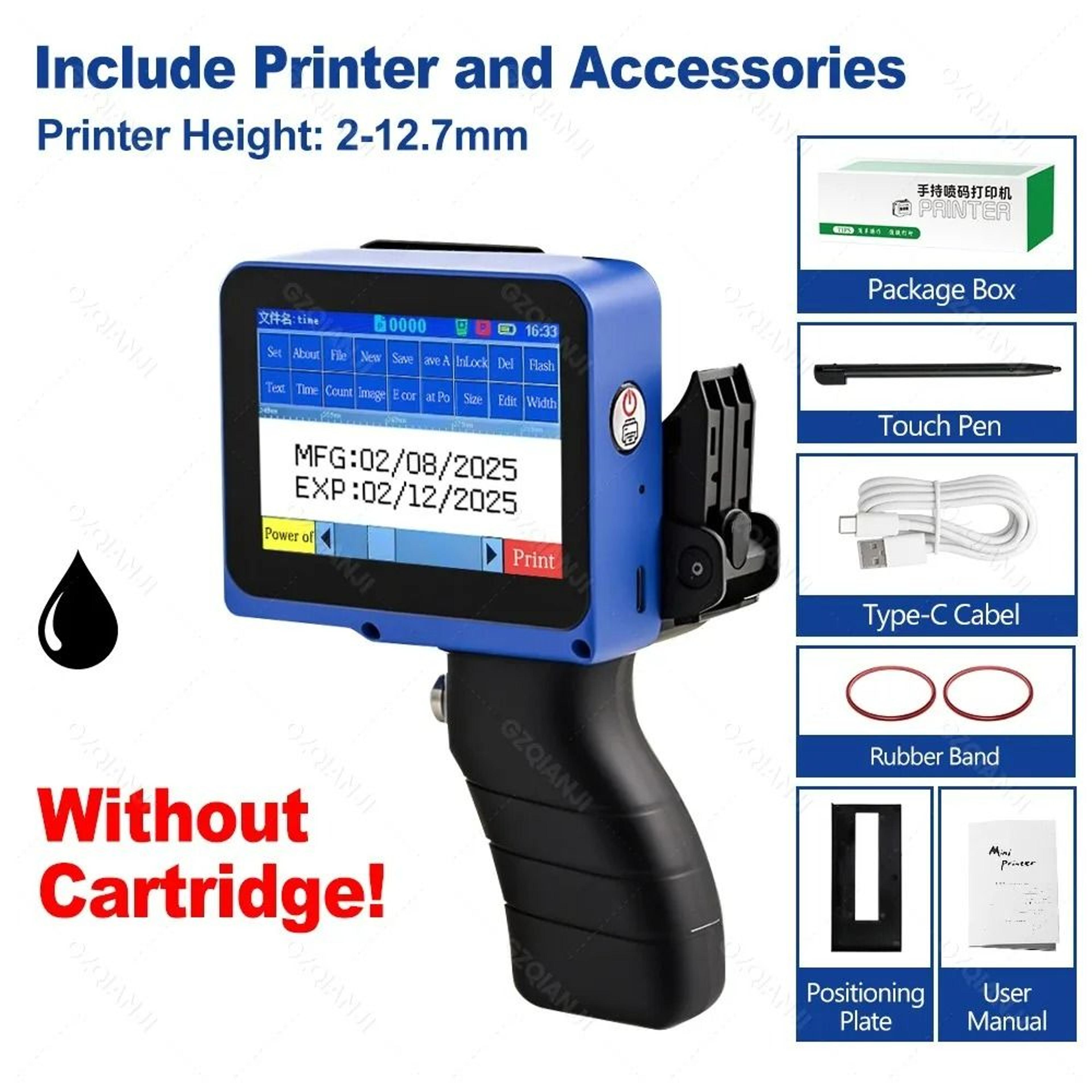 CodeMark Handheld Inkjet Coding Printer 10