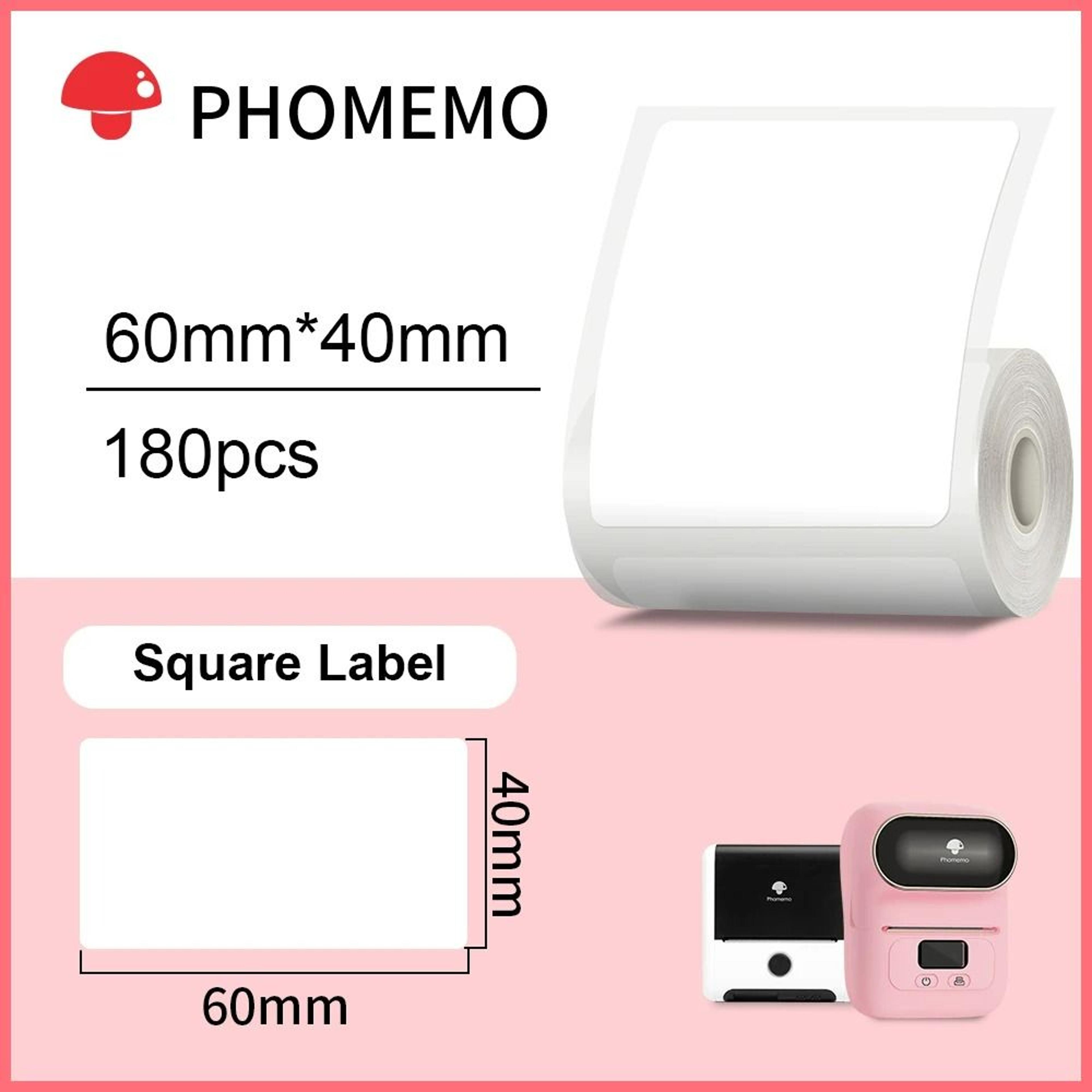 PureMark Phomemo Waterproof Label Stickers 13