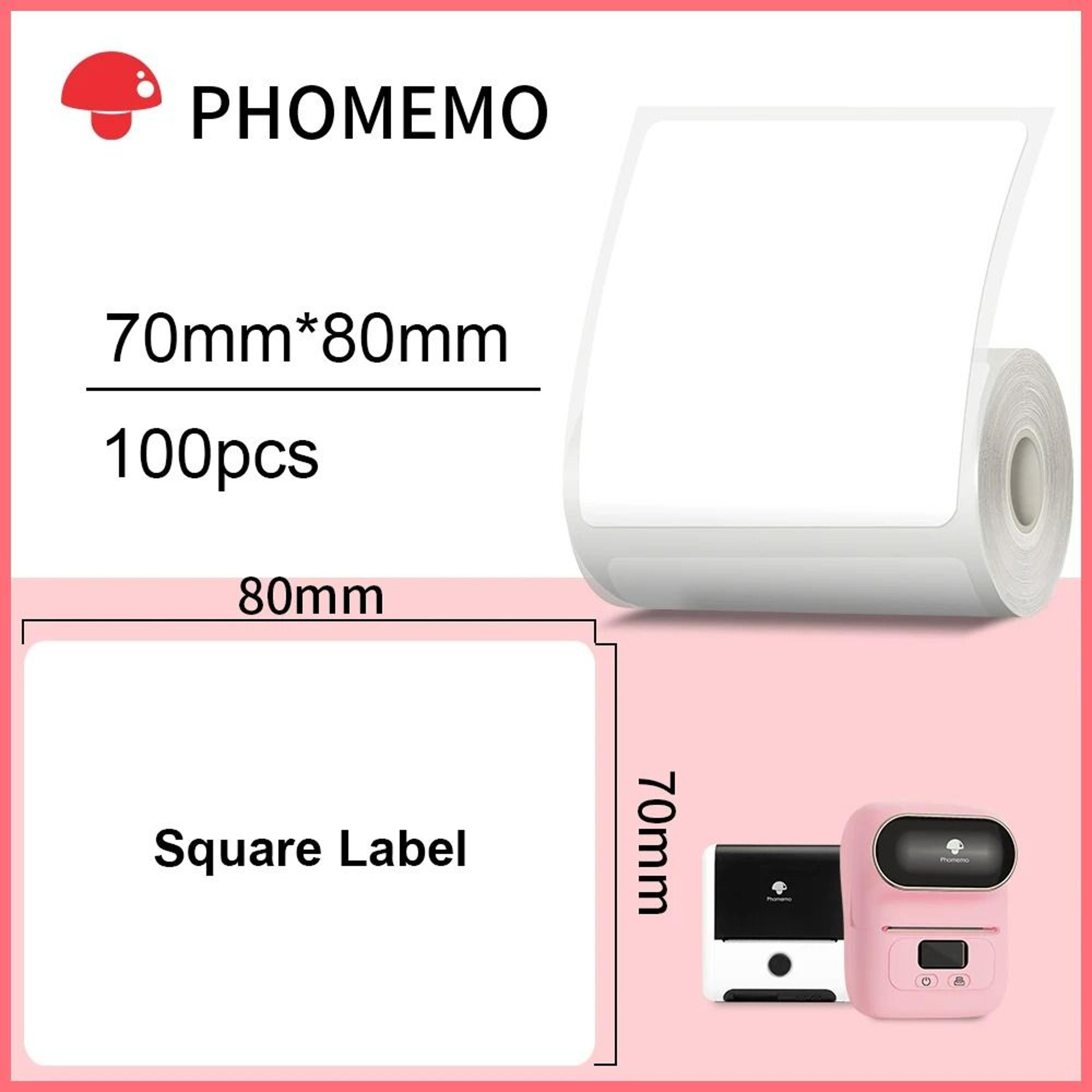 PureMark Phomemo Waterproof Label Stickers 16