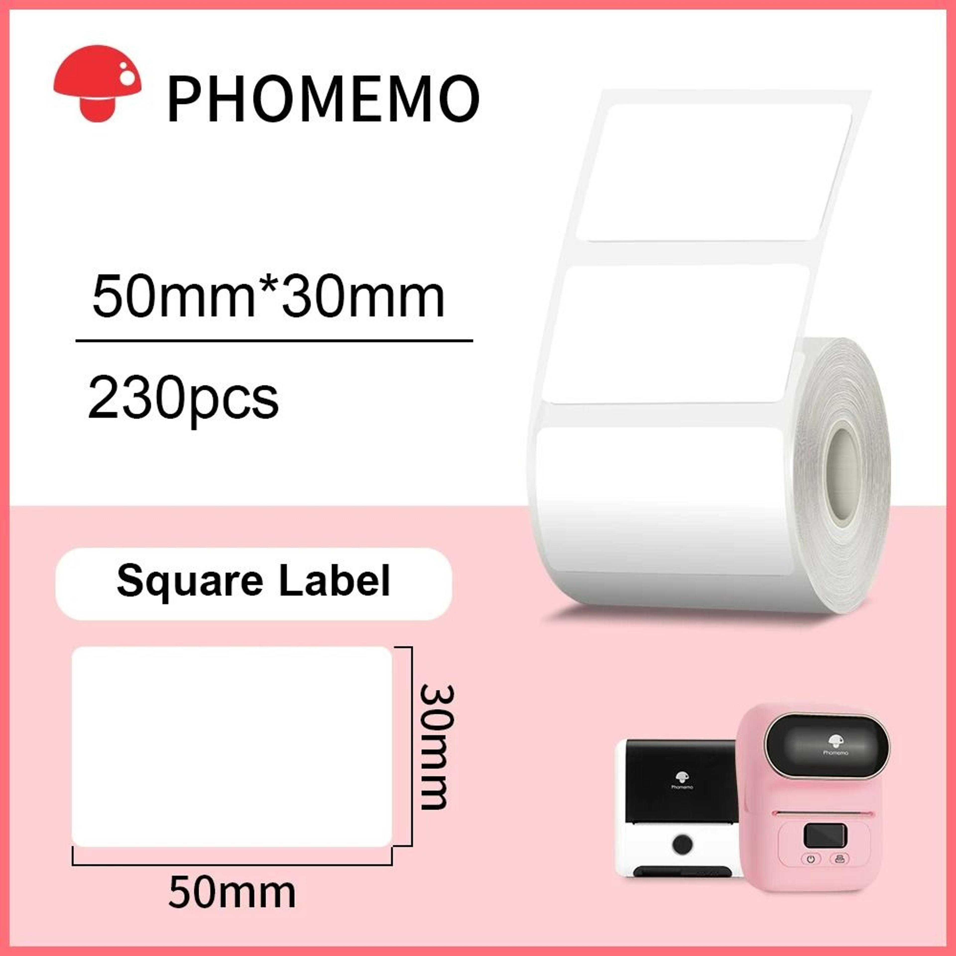 PureMark Phomemo Waterproof Label Stickers 17