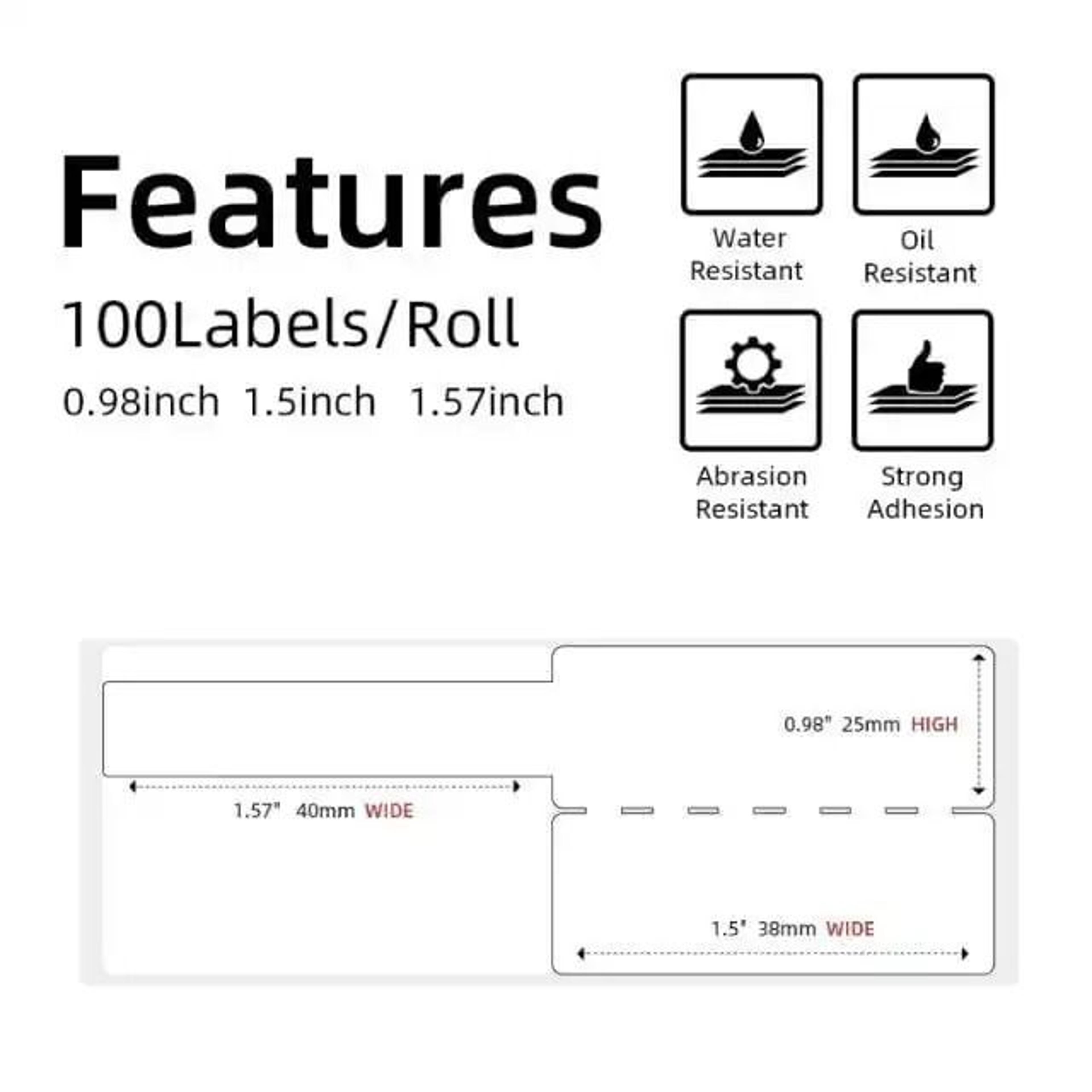 Phomemo FType SelfAdhesive Cable Label Stickers 4