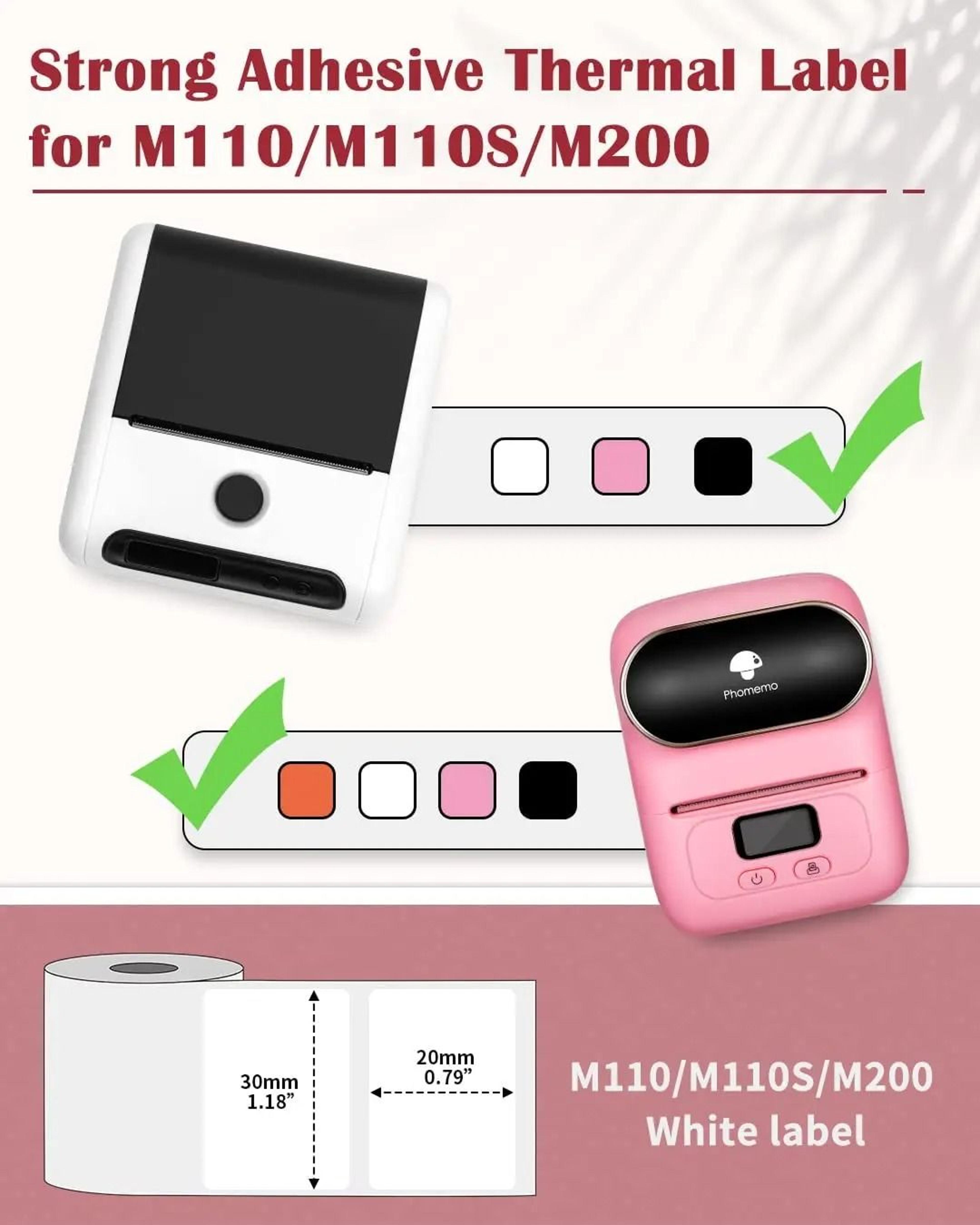 Phomemo FType SelfAdhesive Cable Label Stickers 6