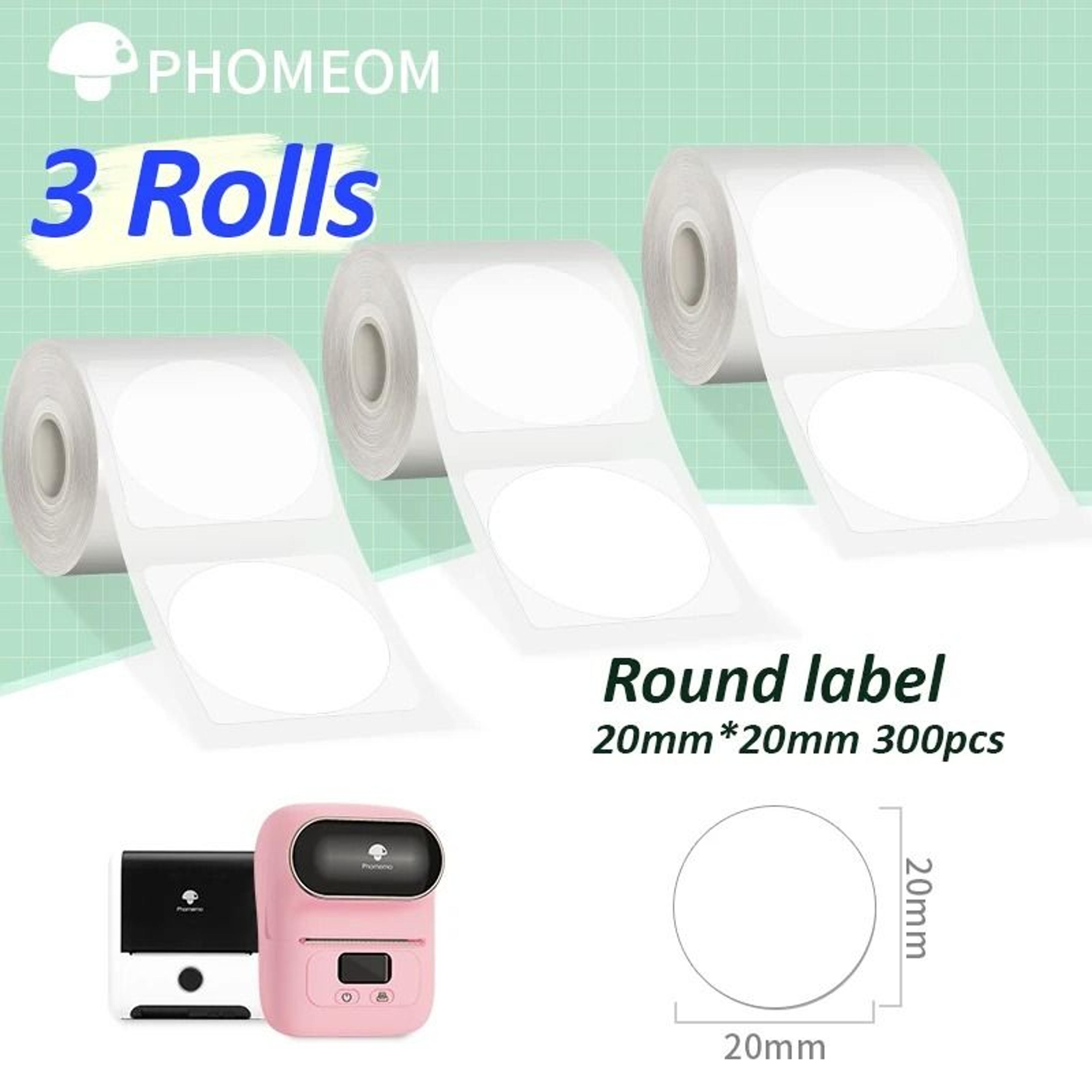 Phomemo Waterproof Thermal Label Stickers 690 Pack 8