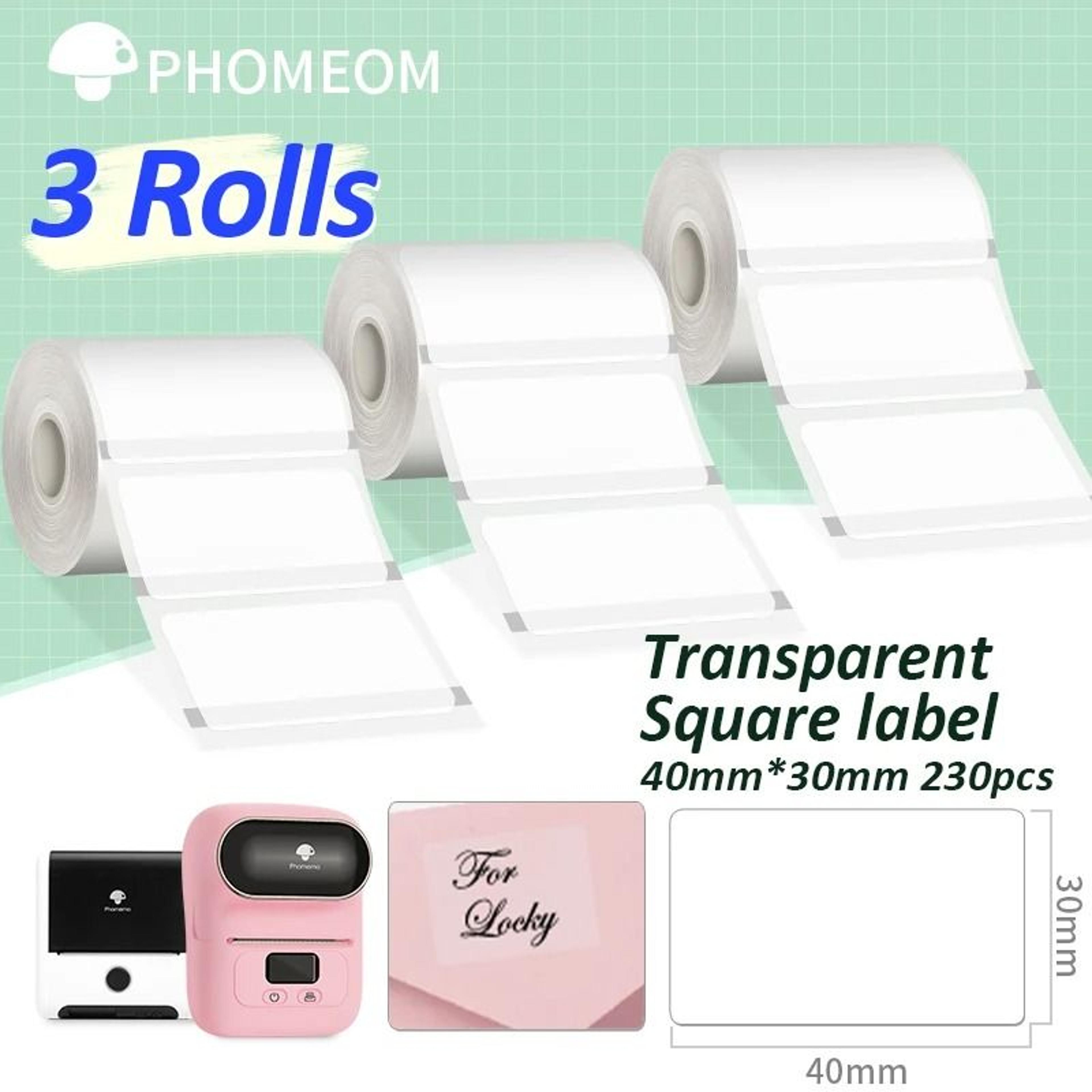 Phomemo Waterproof Thermal Label Stickers 690 Pack 25