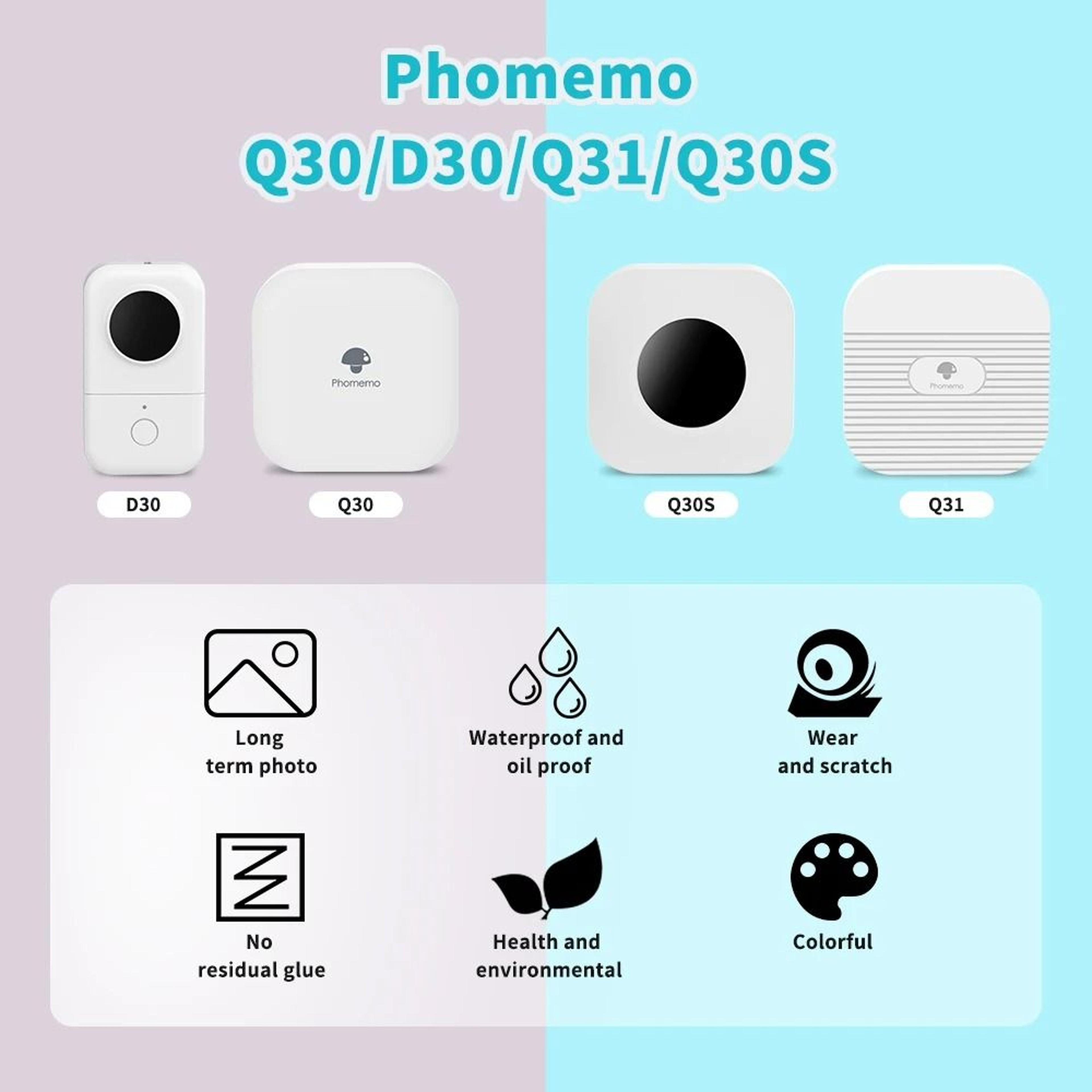 StickerMate Phomemo D30 Q30 Label Tape Roll 2