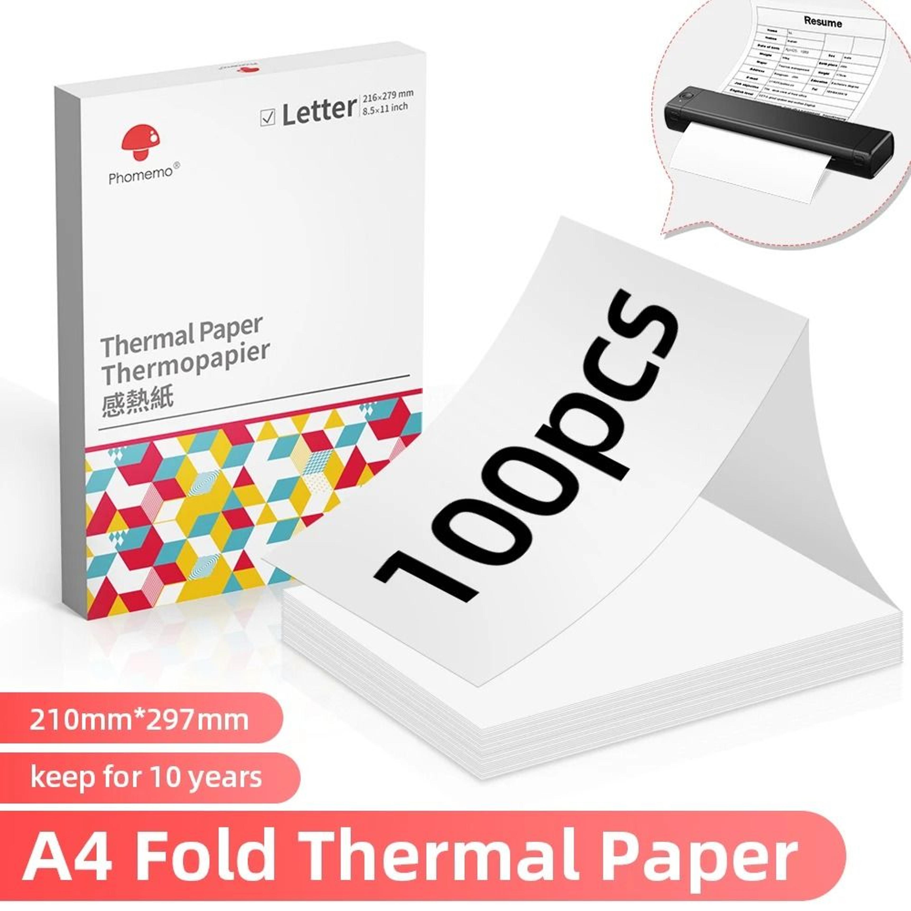 Phomemo M08F A4 Inkless Thermal Printing Paper 9