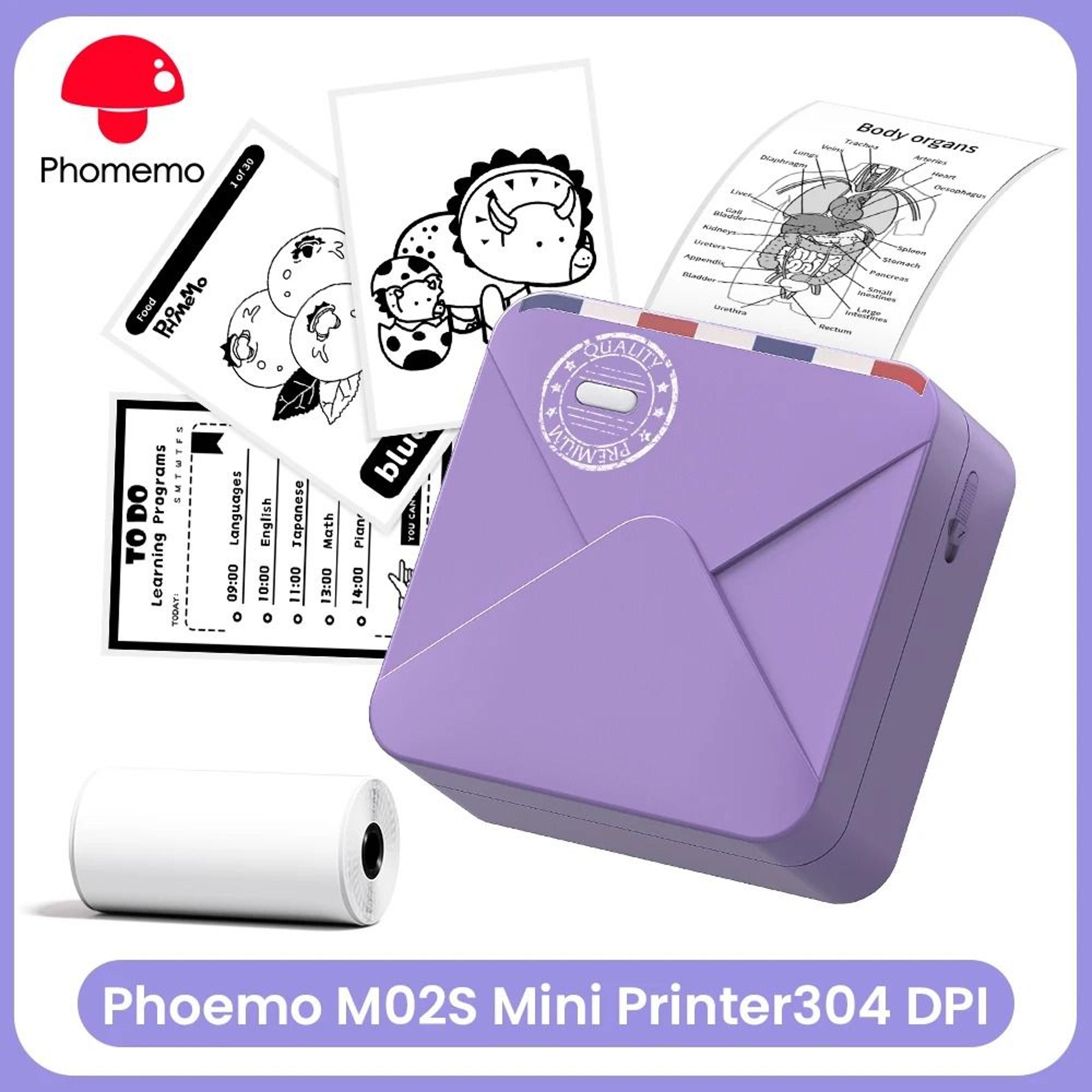 Phomemo M02S HD Bluetooth Pocket Photo Printer 10