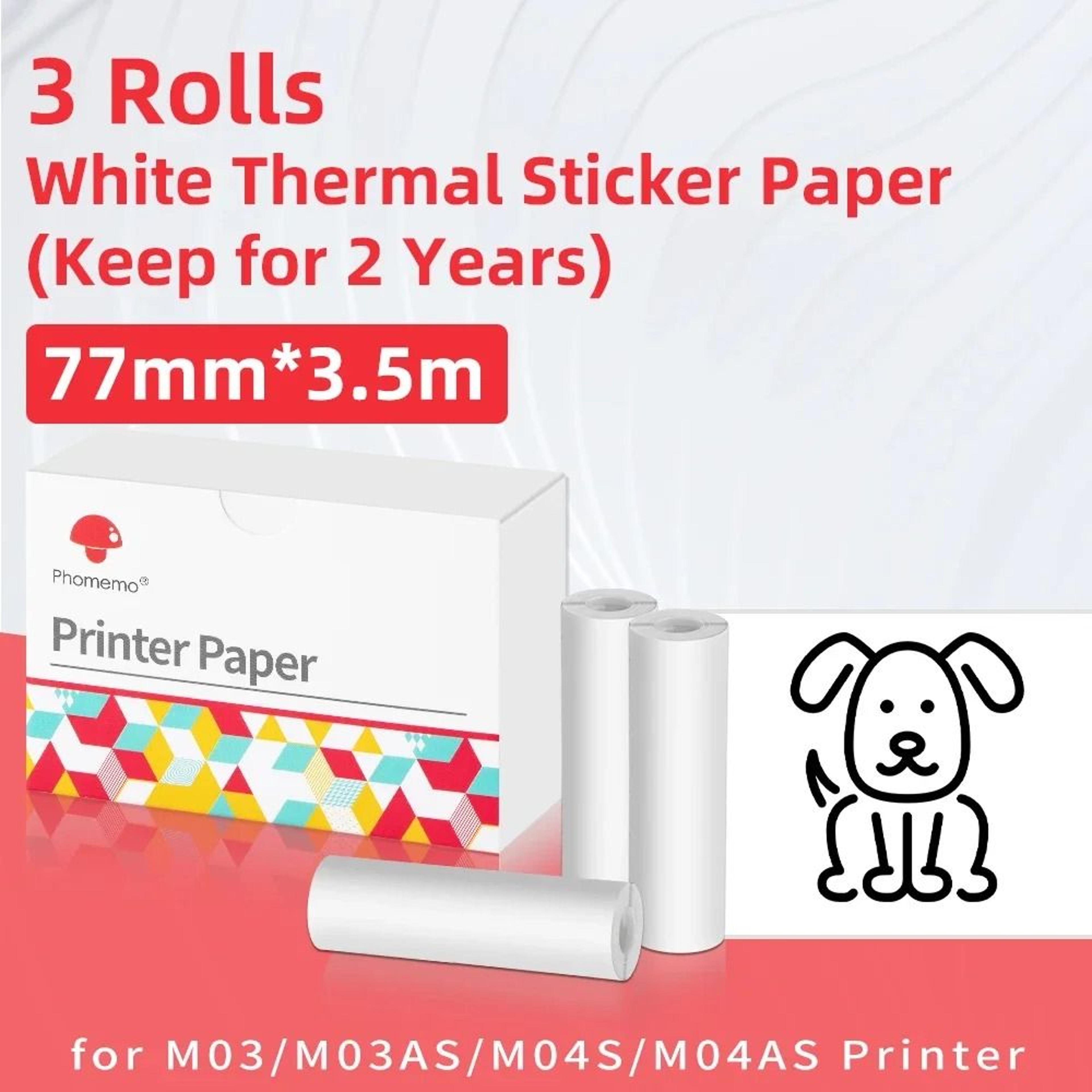 Phomemo PureShield Waterproof Thermal Sticker Paper 10