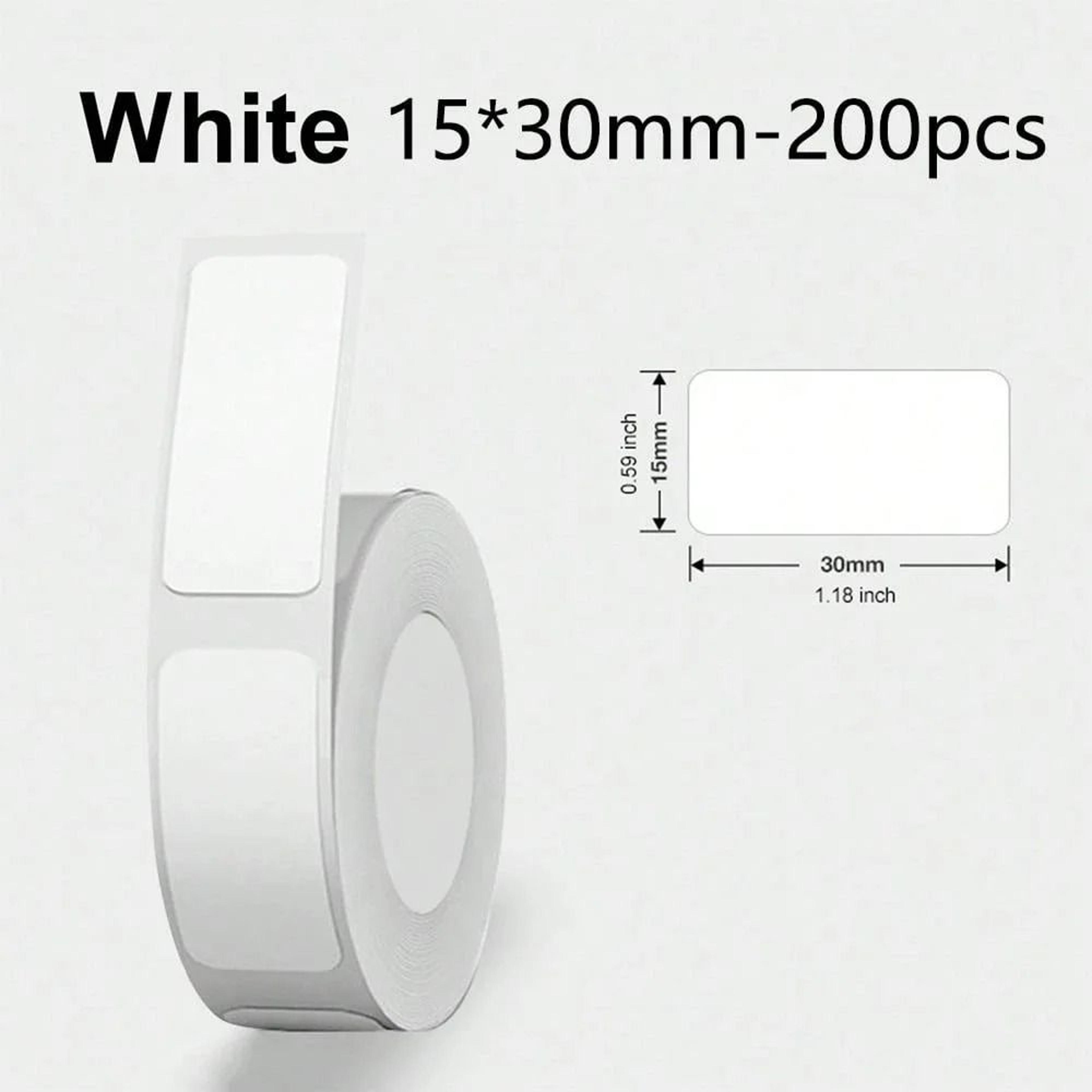 Marklife P15 PureWhite Adhesive Thermal Label Stickers 10