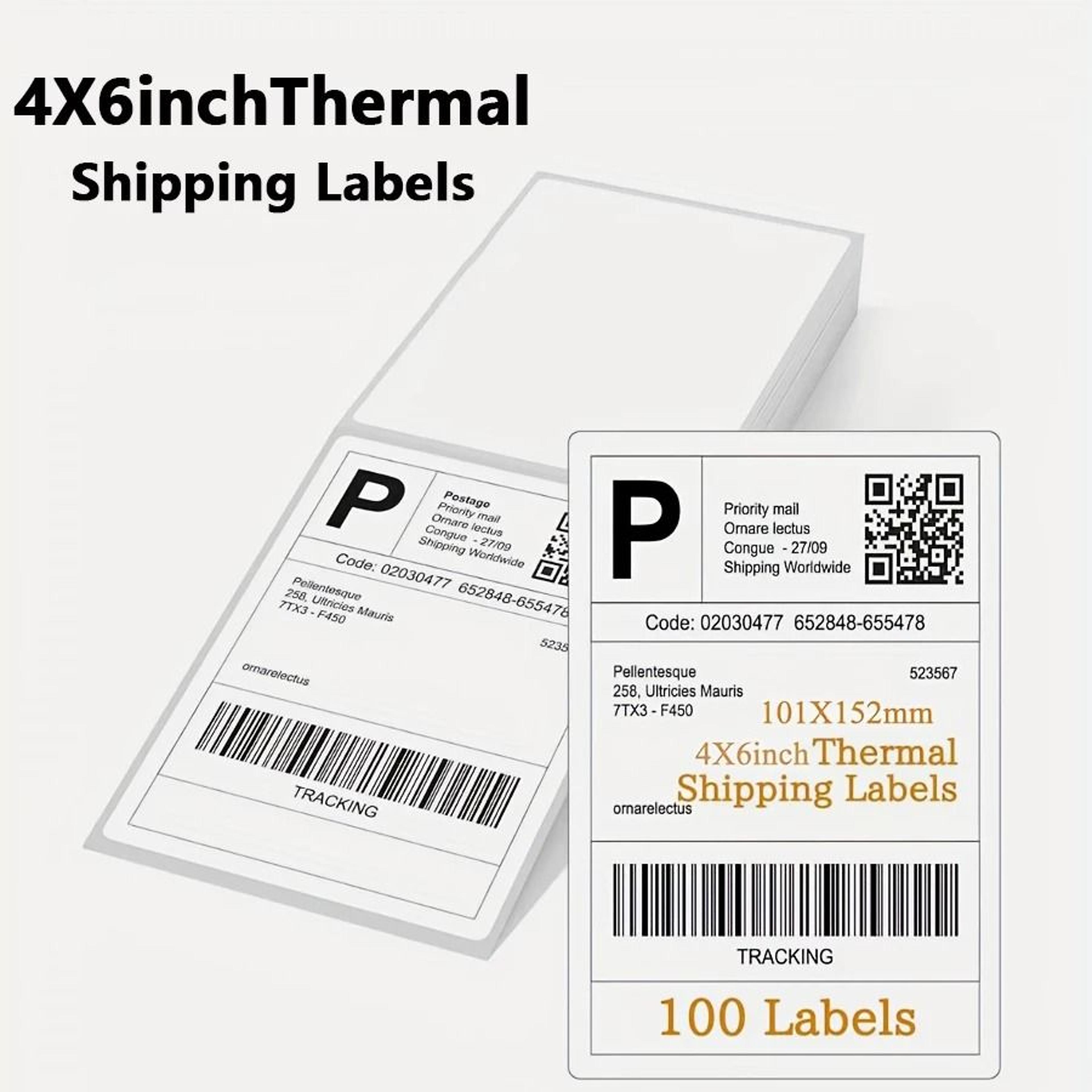 ShipReady 4x6 Fanfold Adhesive Shipping Labels 1