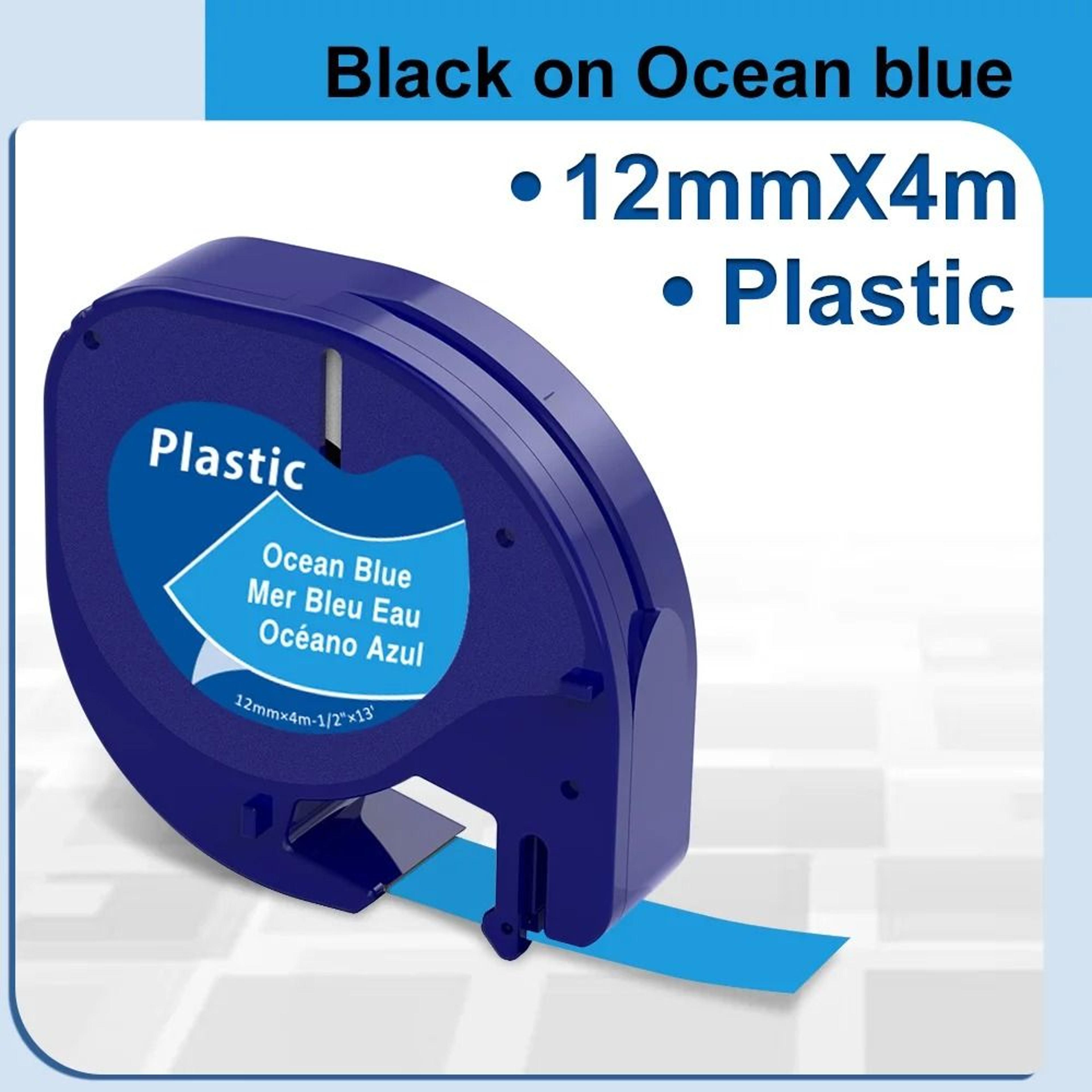 LabelMate Plastic Tape For Dymo LetraTag Printers 16