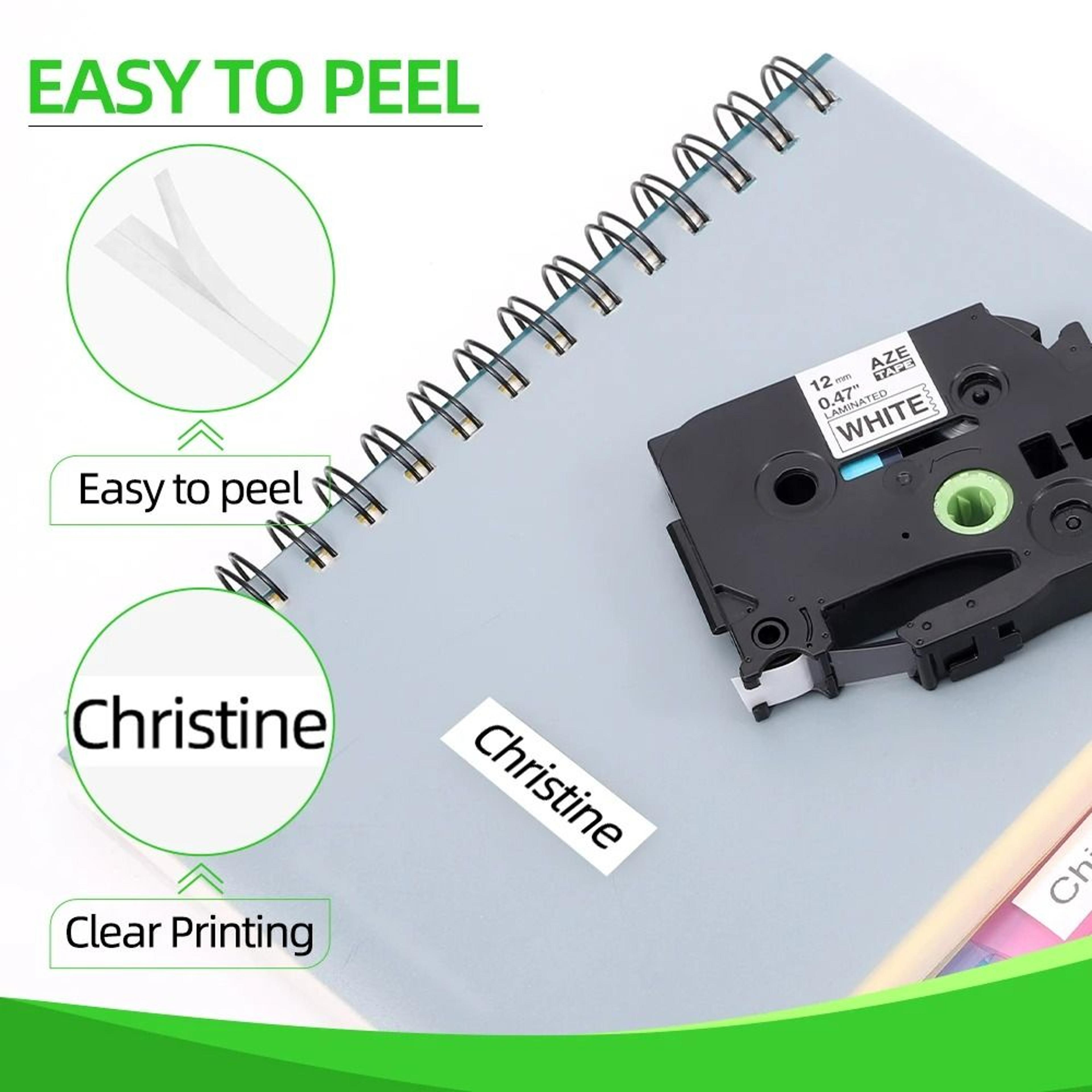 PatternNest 12mm Decorative Label Tape For Brother Ptouch Printers 3