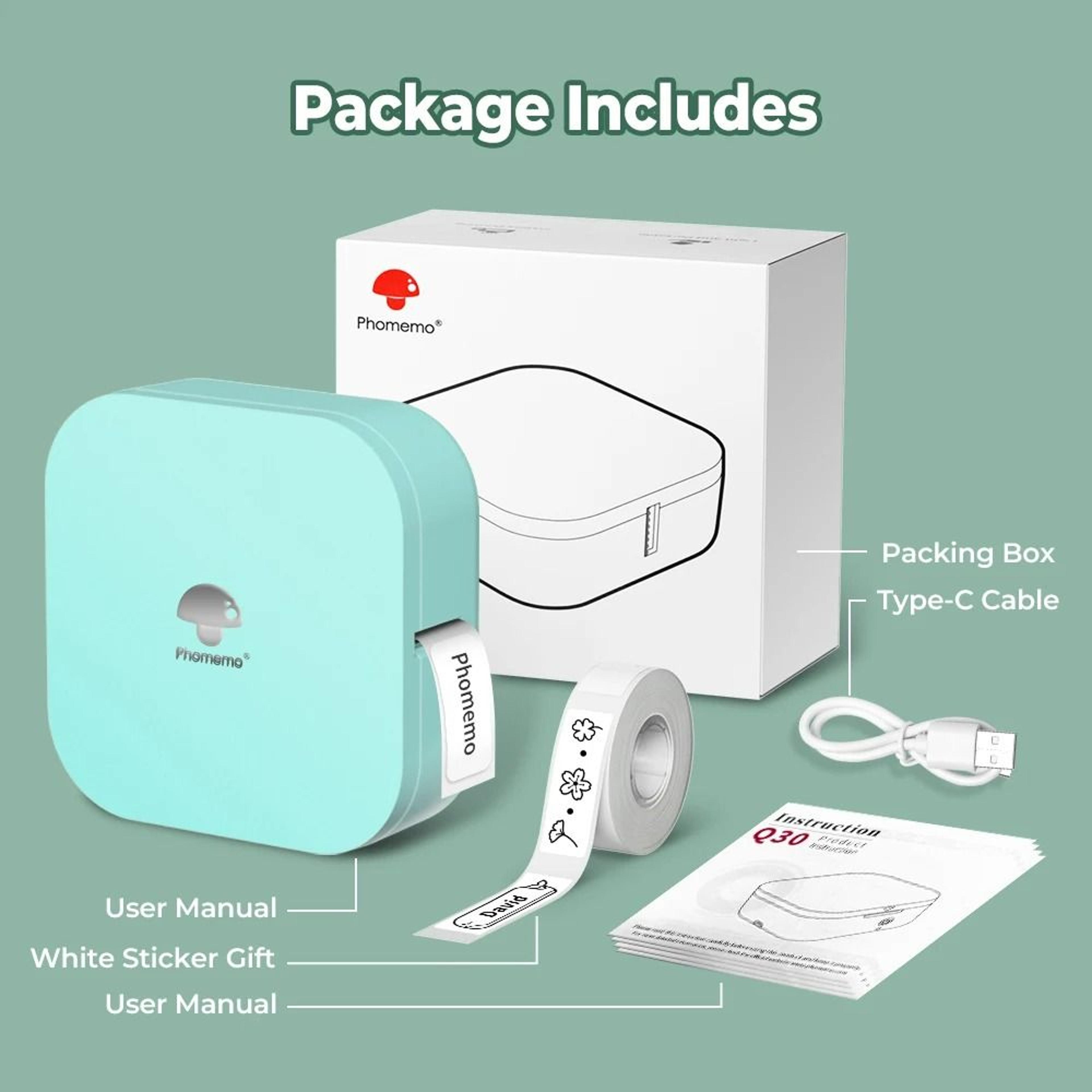 LabelSpark Q30 Wireless Mini Thermal Label Printer 6