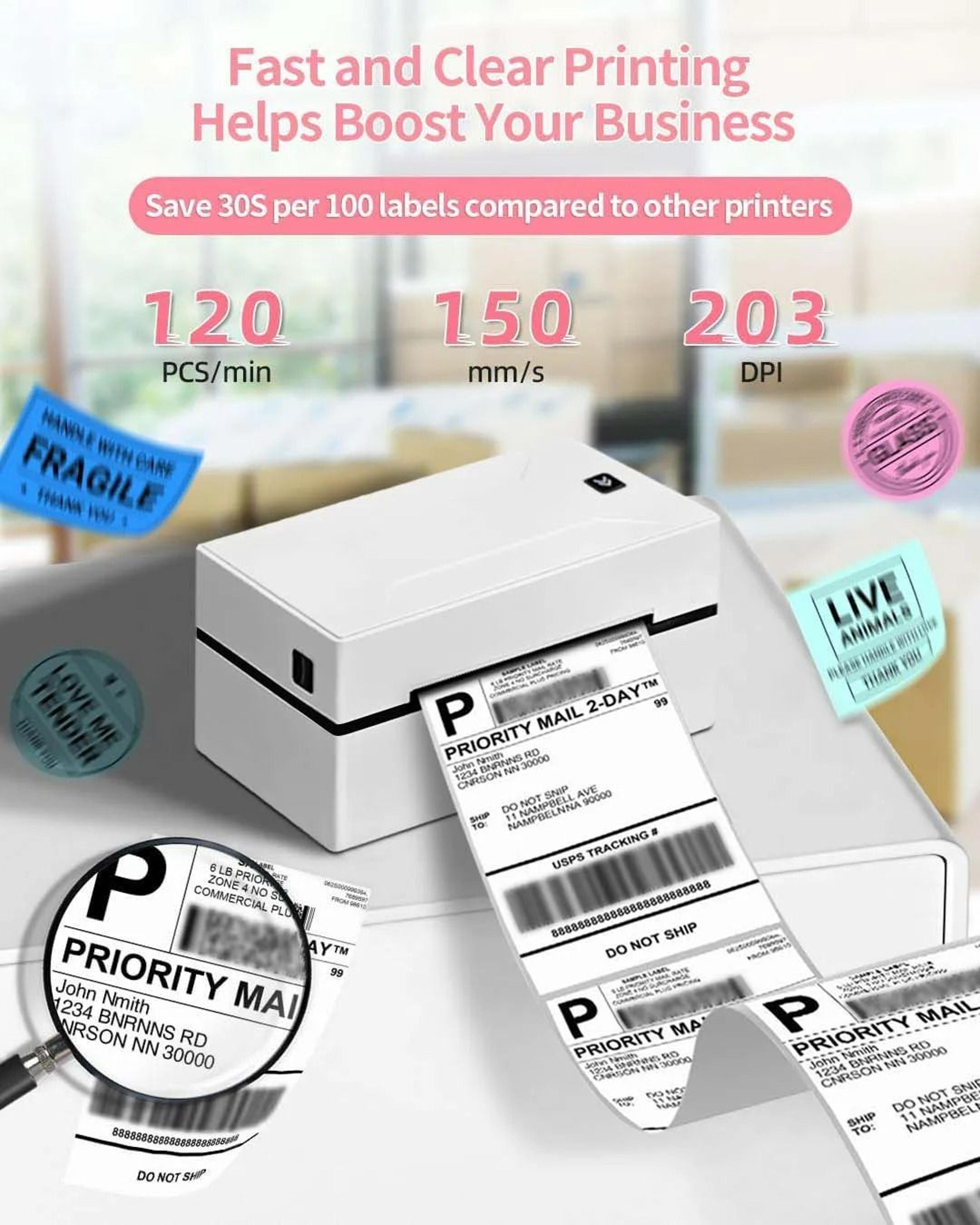 ParcelMate D100 Wireless Shipping Label Printer 5
