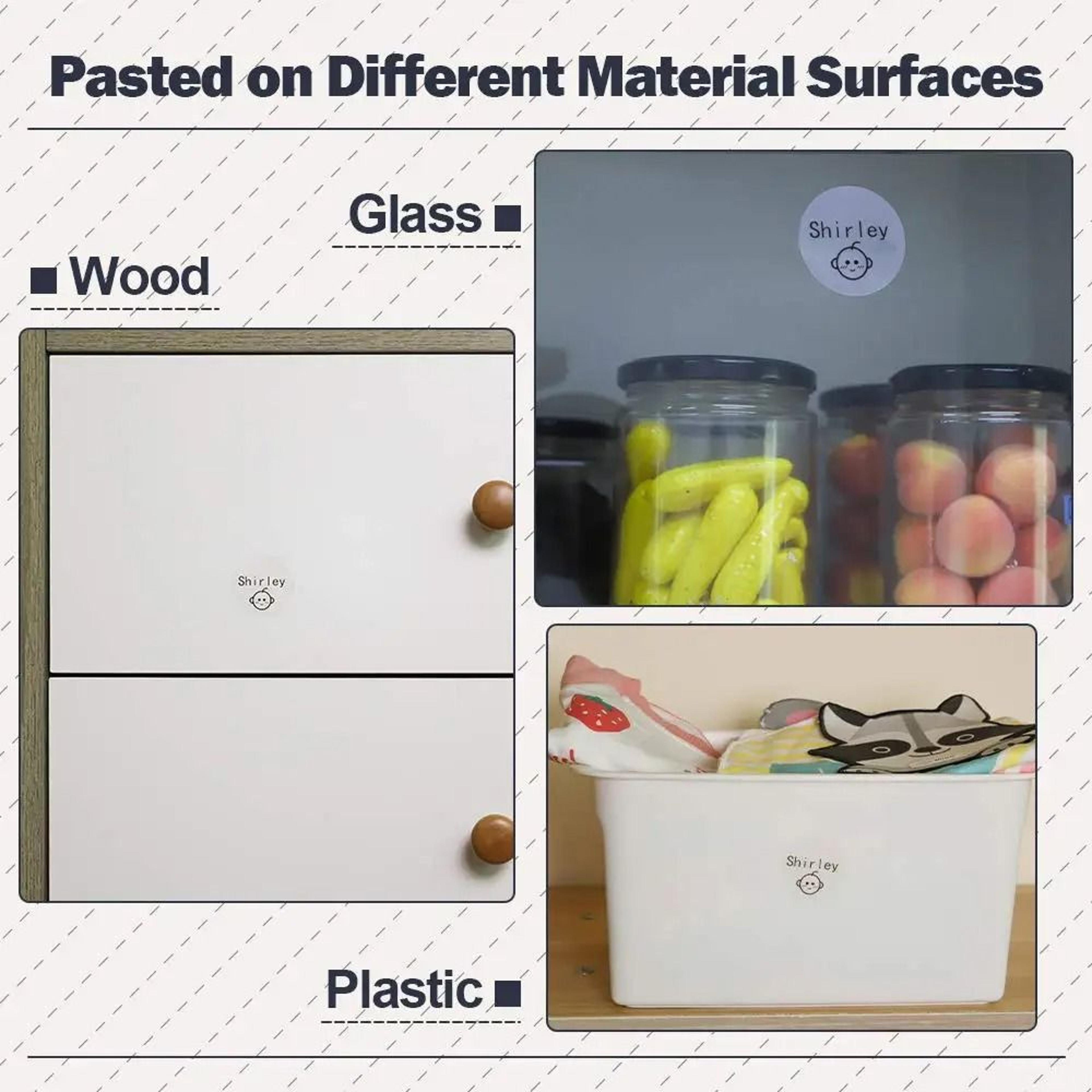 Phomemo Clear Round Thermal Sticker Labels 3
