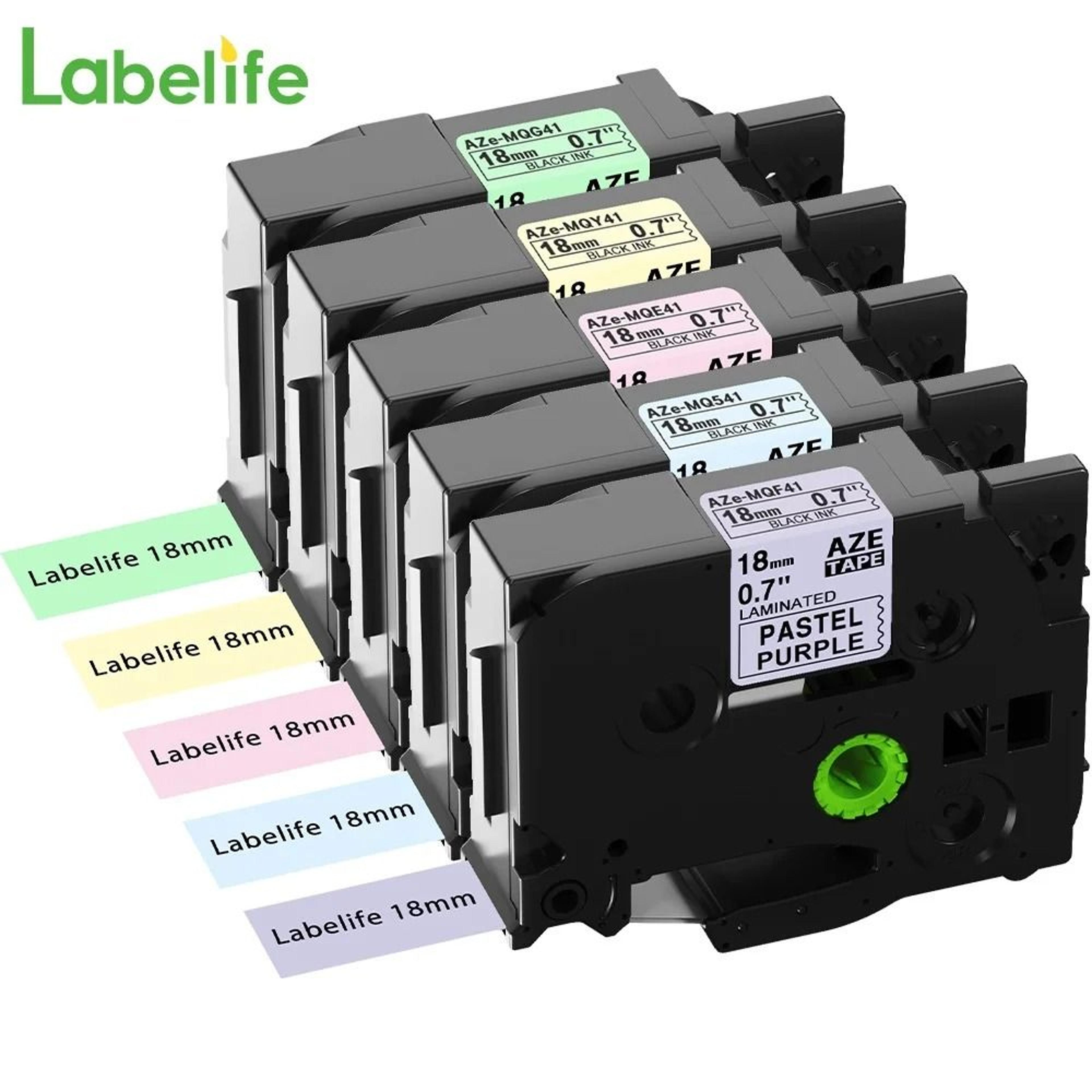 PastelMatte PTouch Label Tape 1