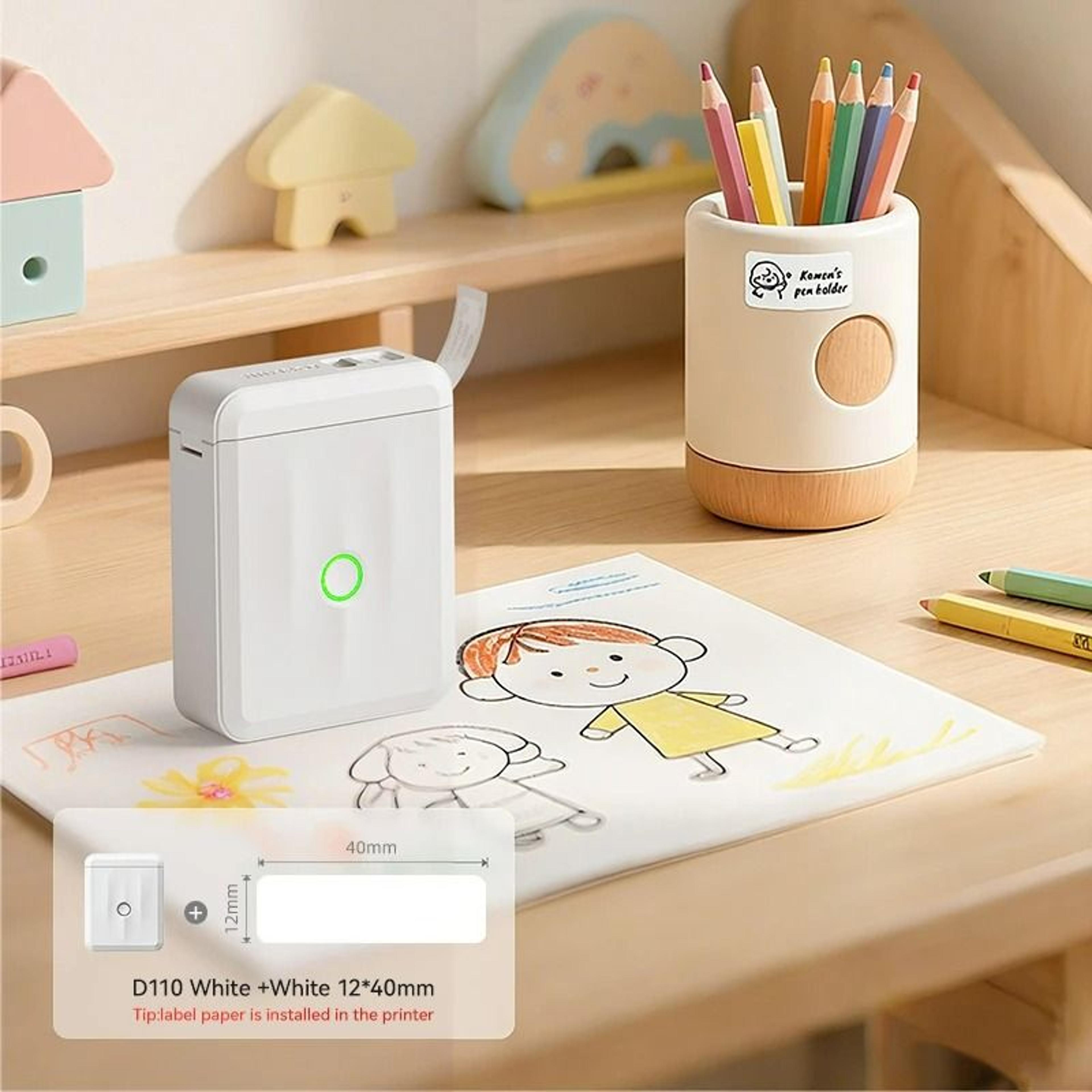 TagEase D110 Mini Thermal Label Printer 8