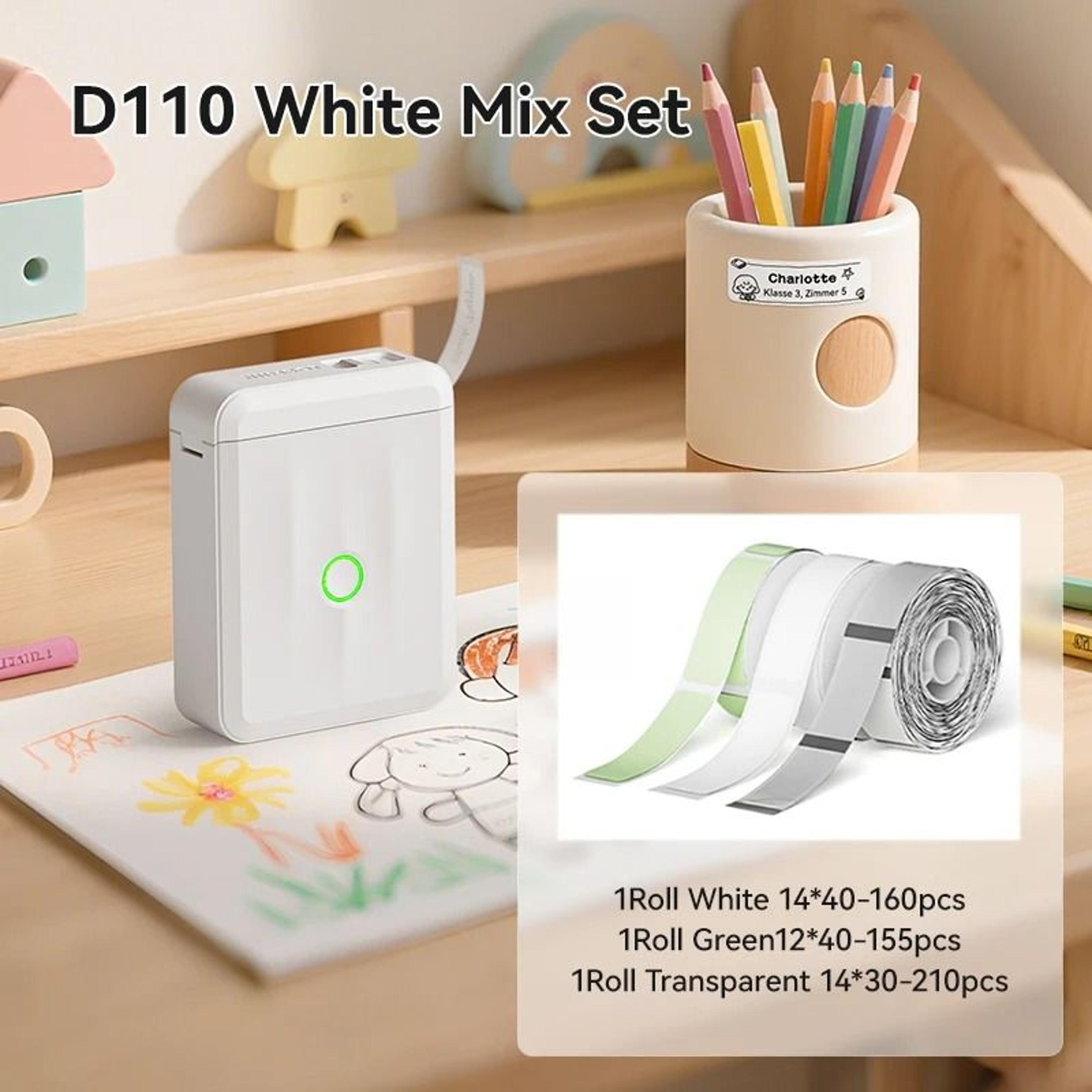 TagEase D110 Mini Thermal Label Printer 9
