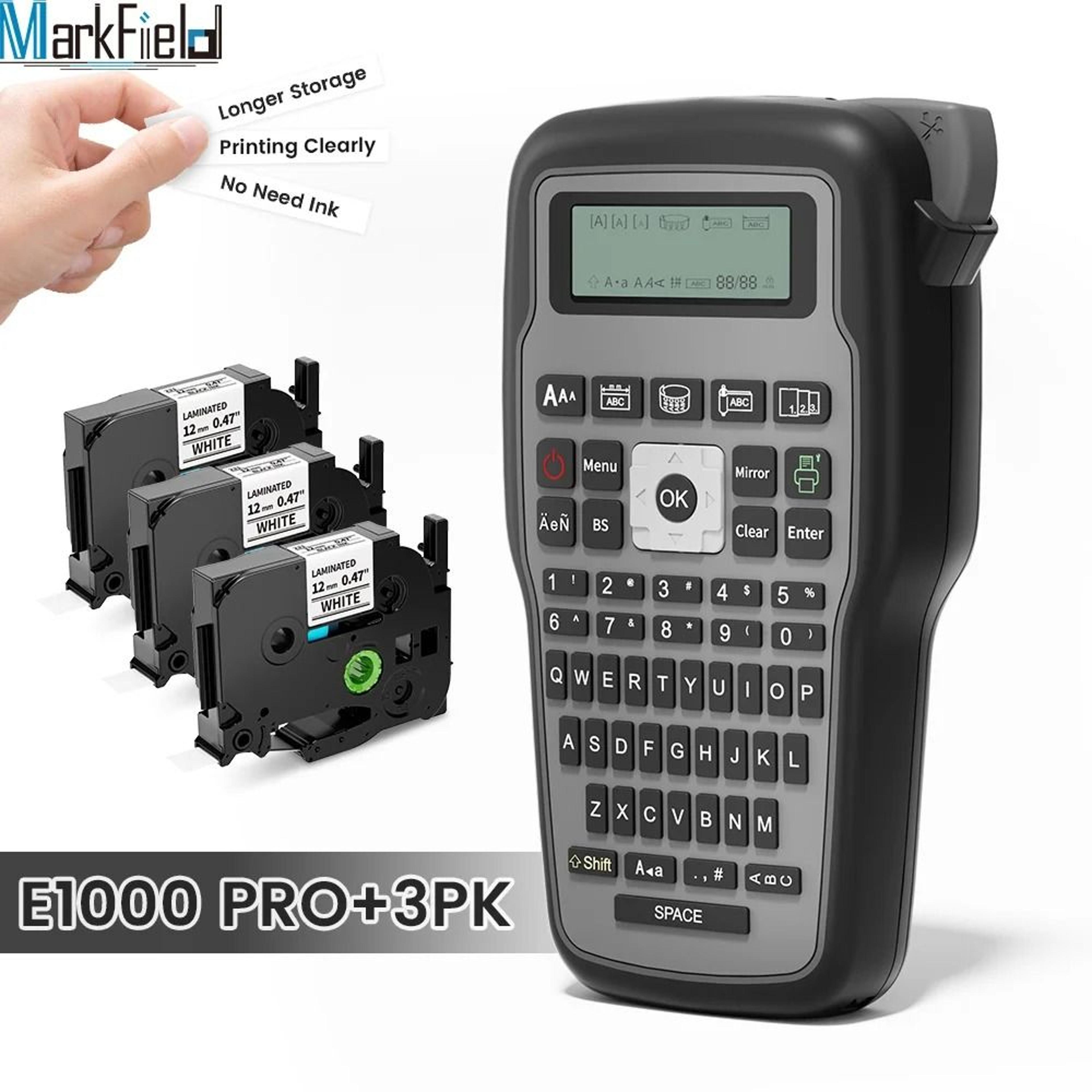 PrintMaster E1000 PRO Label Maker 10