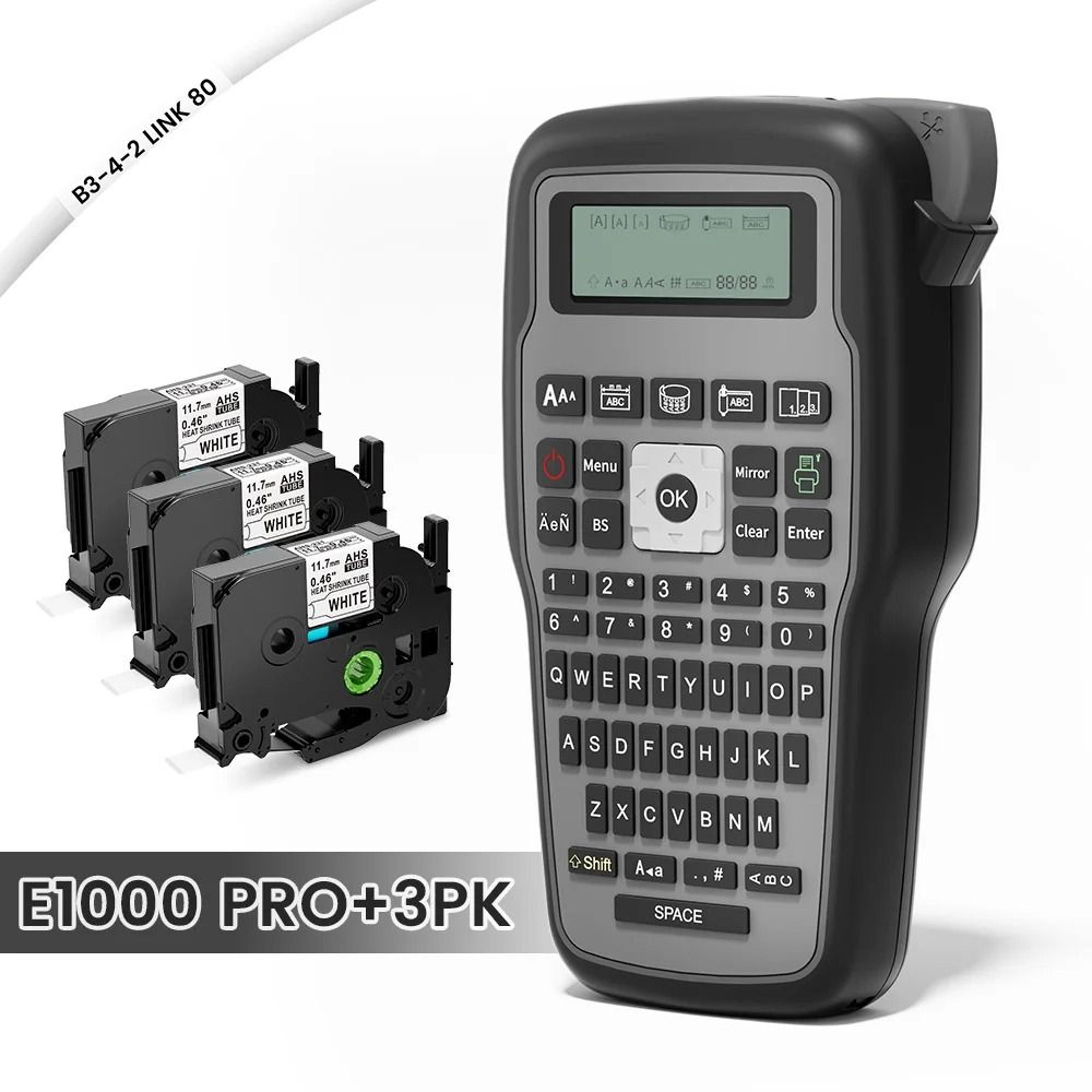 CableMark E1000 PRO Industrial Tube Printer 16