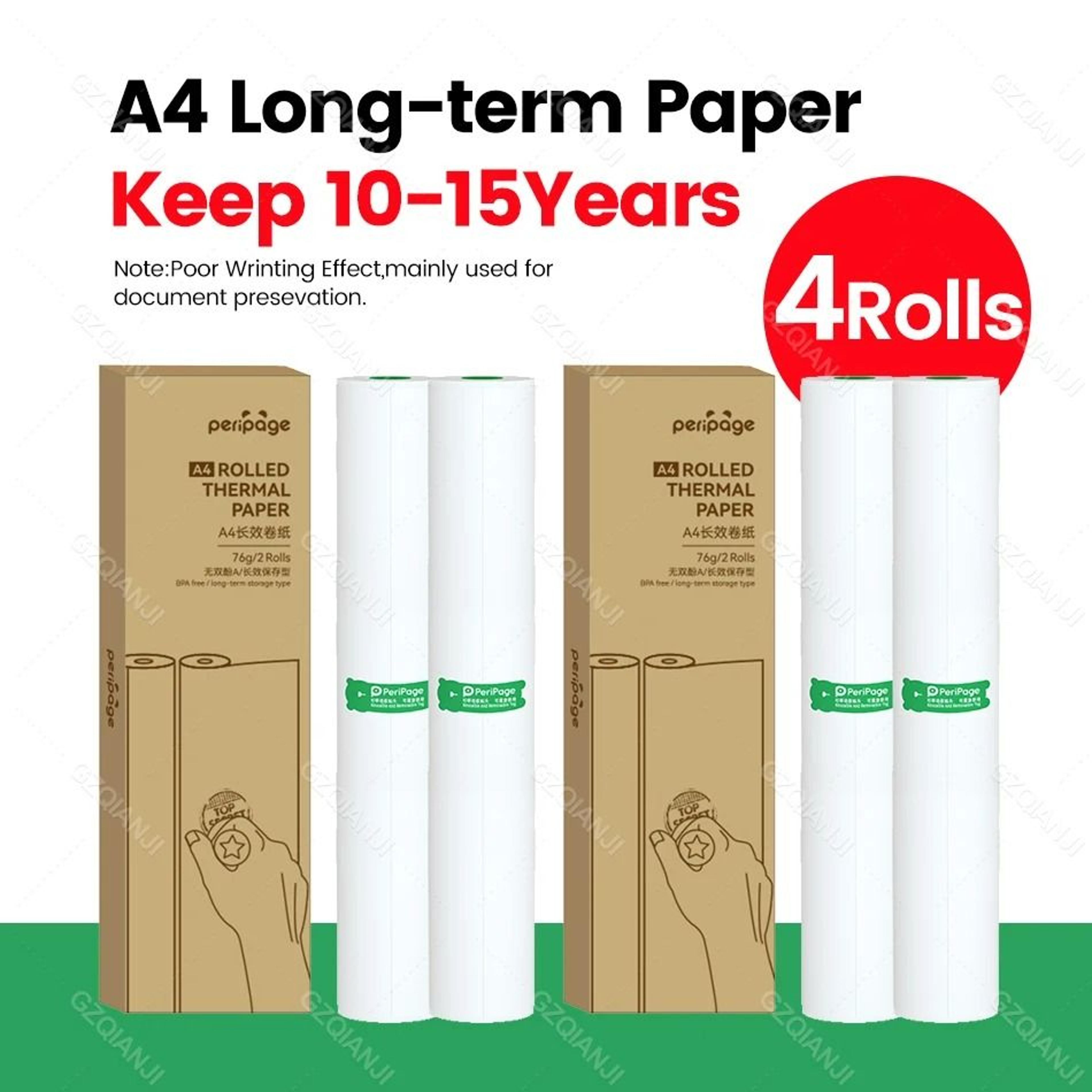 PaperFlow A4 Long Lasting Thermal Printer Paper 9