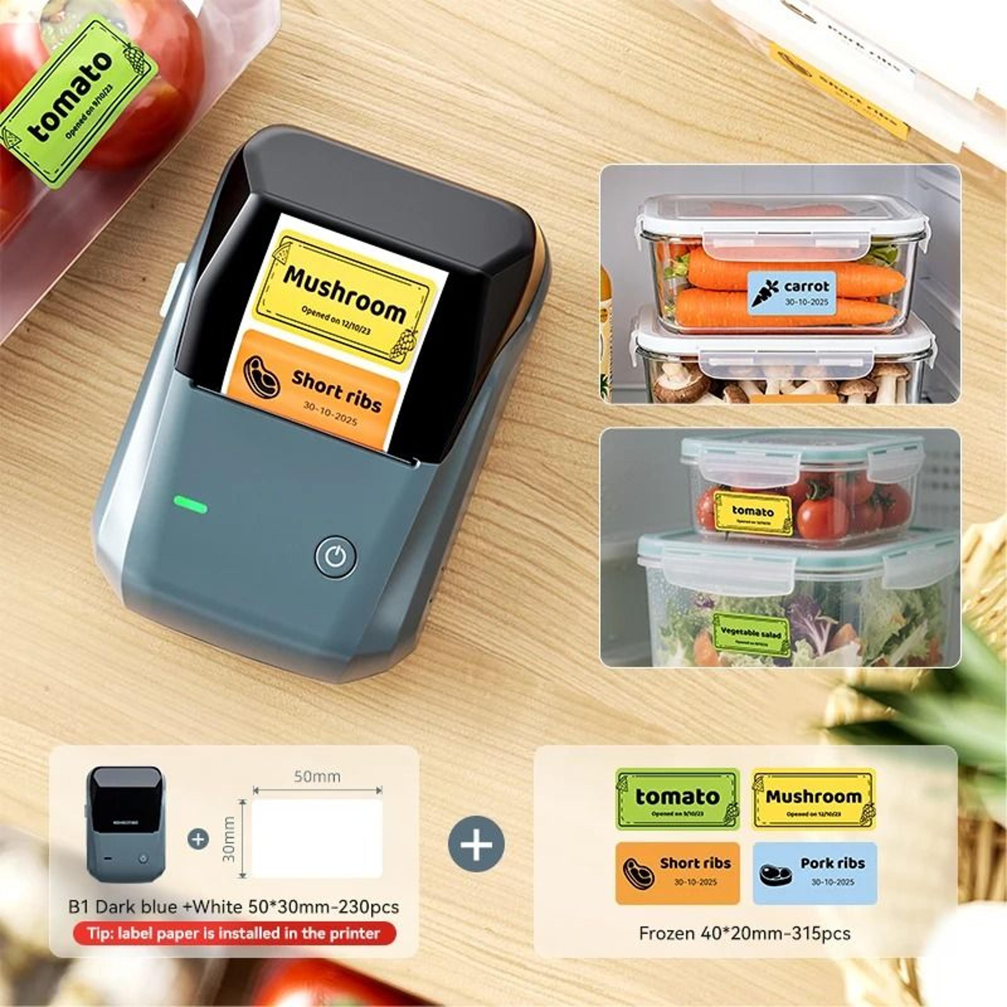 Niimbot Smart Bluetooth Freezer Label Maker 11