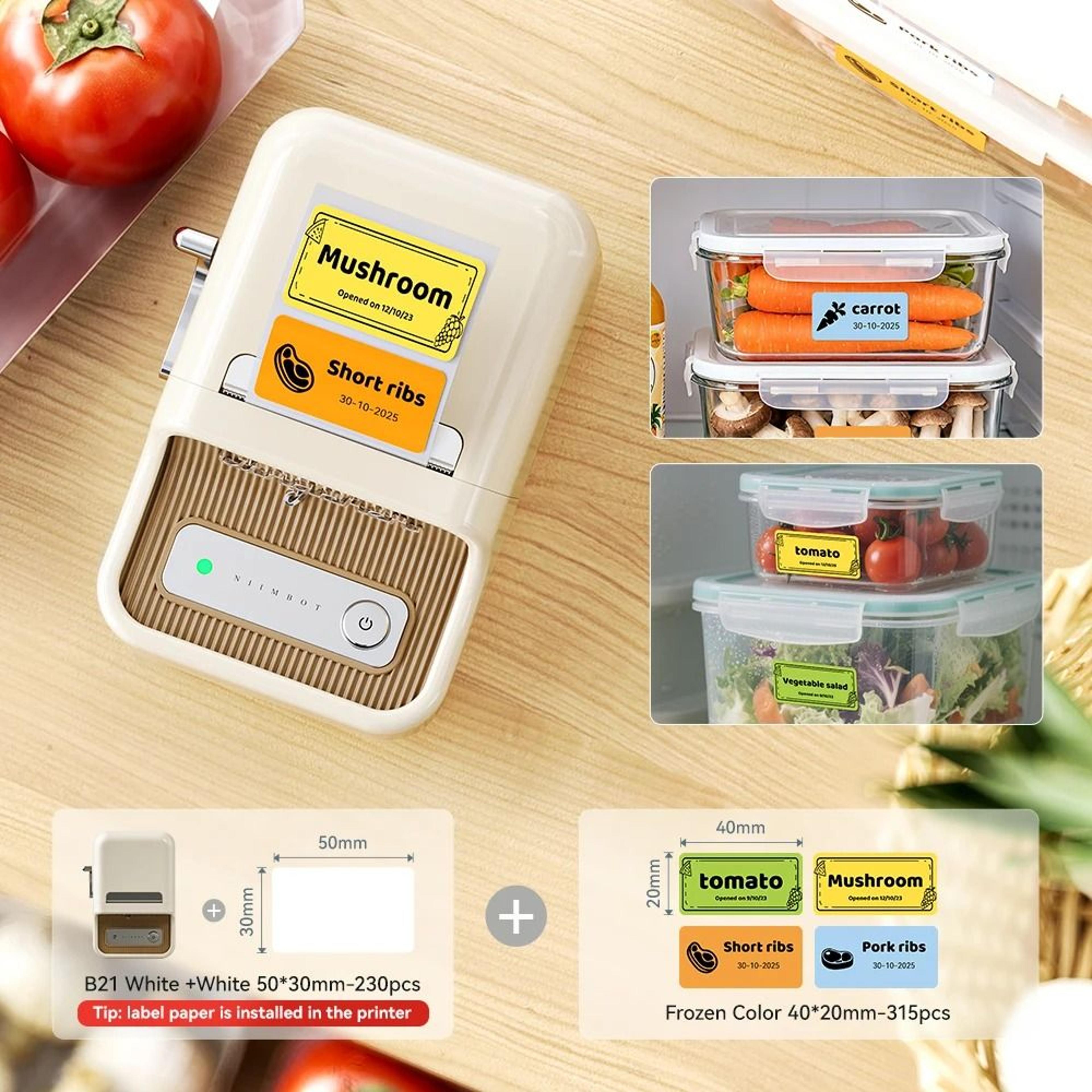 Niimbot Smart Bluetooth Freezer Label Maker 18