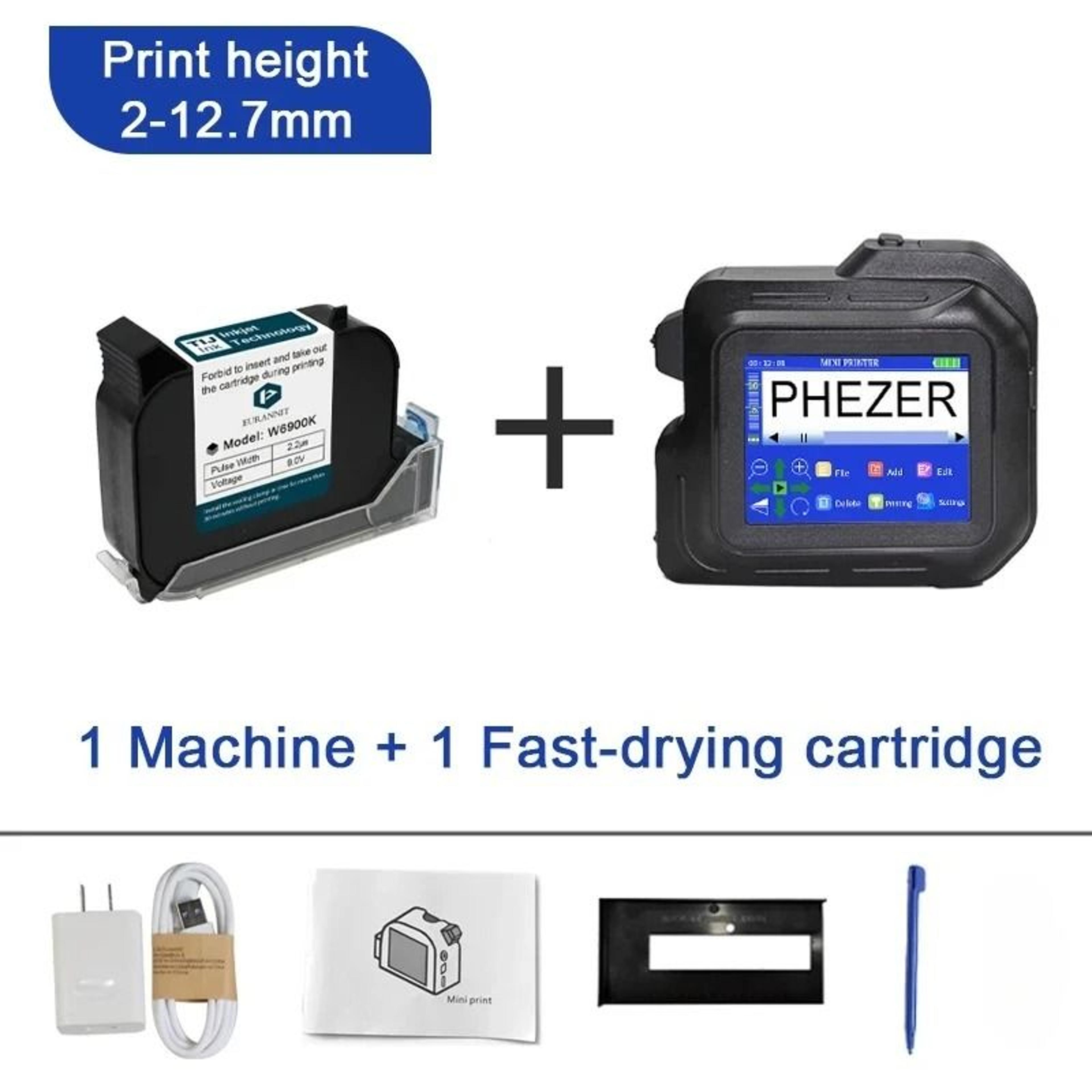 Phezer PC98 Portable Handheld Inkjet Printer 8