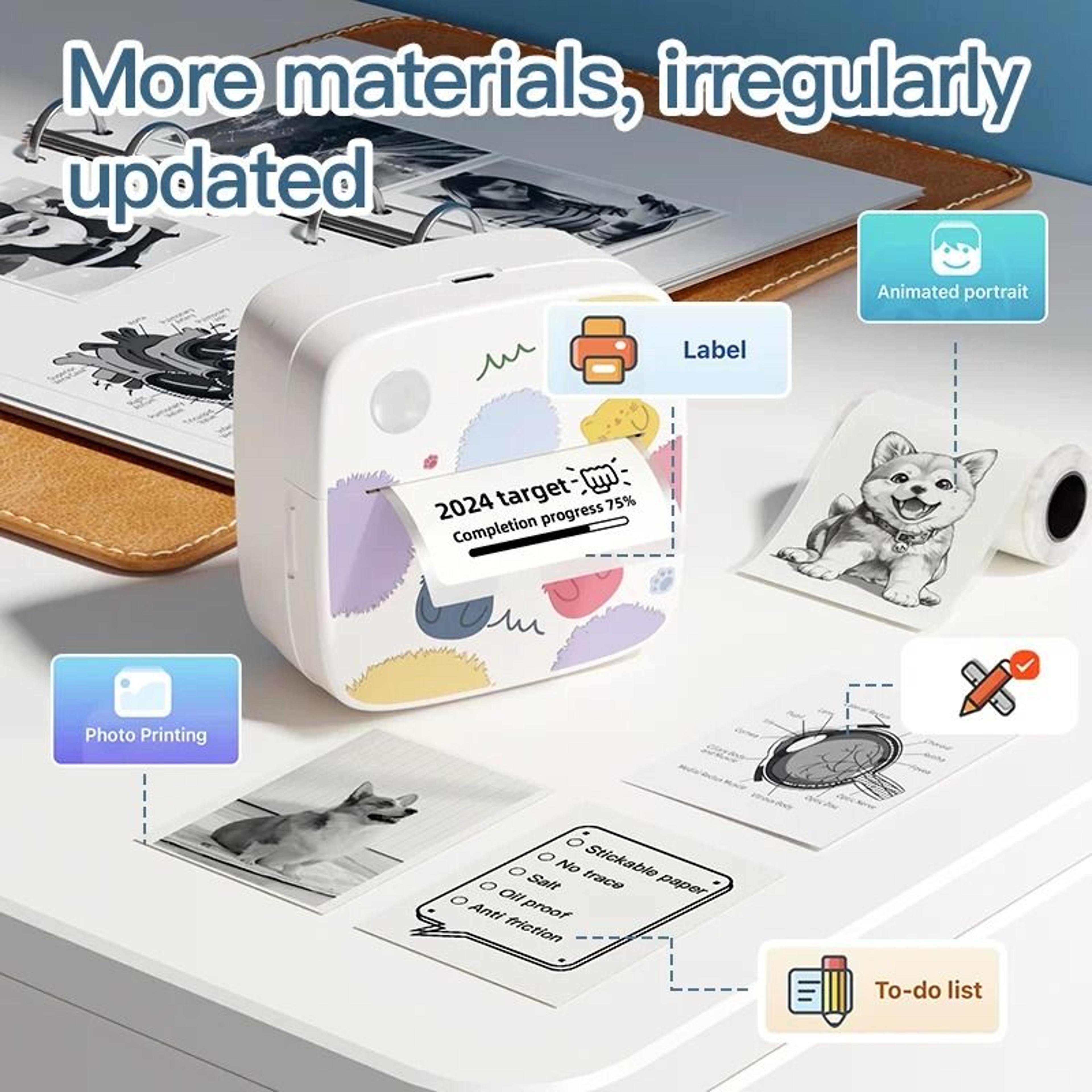 Dolewa D2 Portable Thermal Label Printer 3