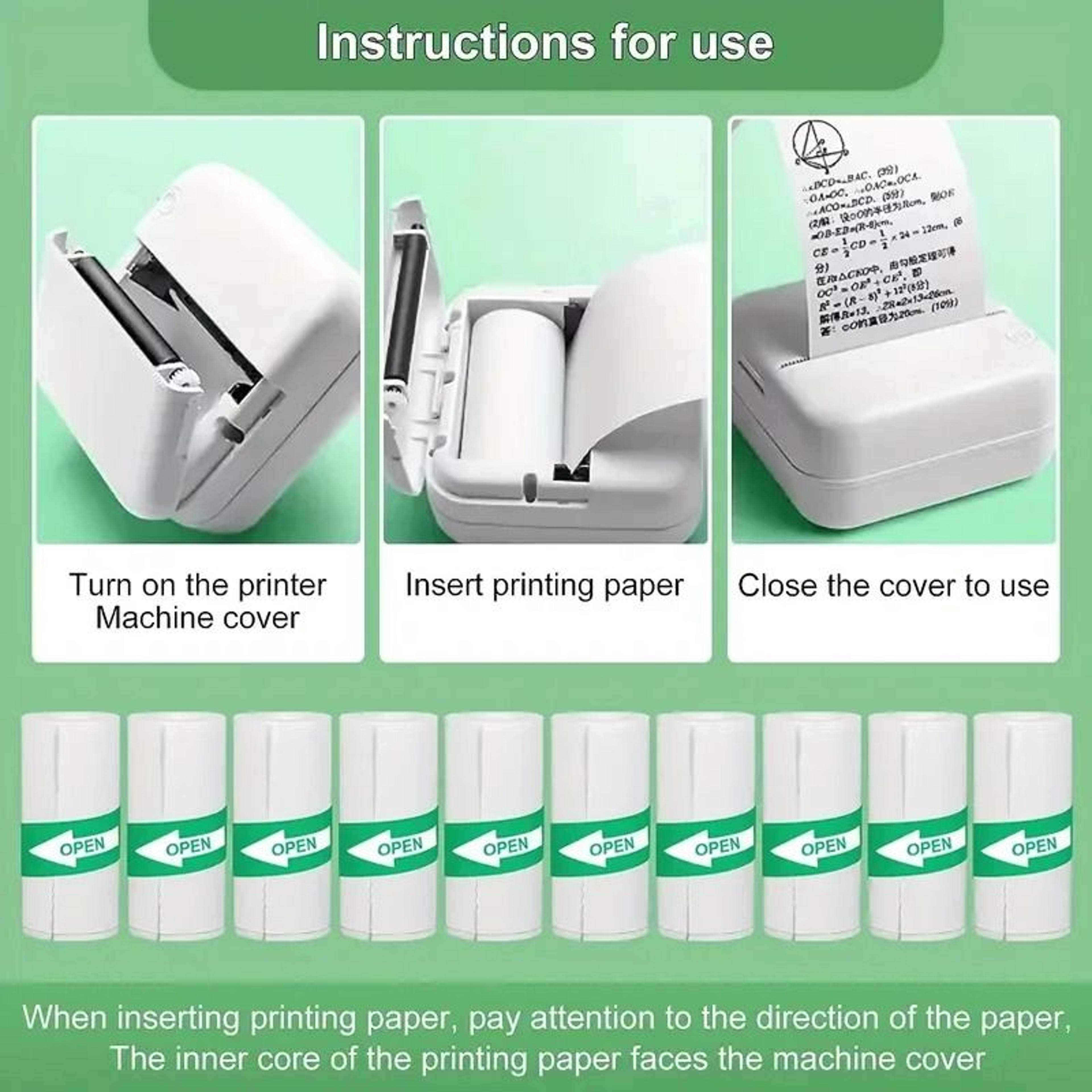 PrintEase 10 Roll SelfAdhesive Thermal Sticker Paper 4