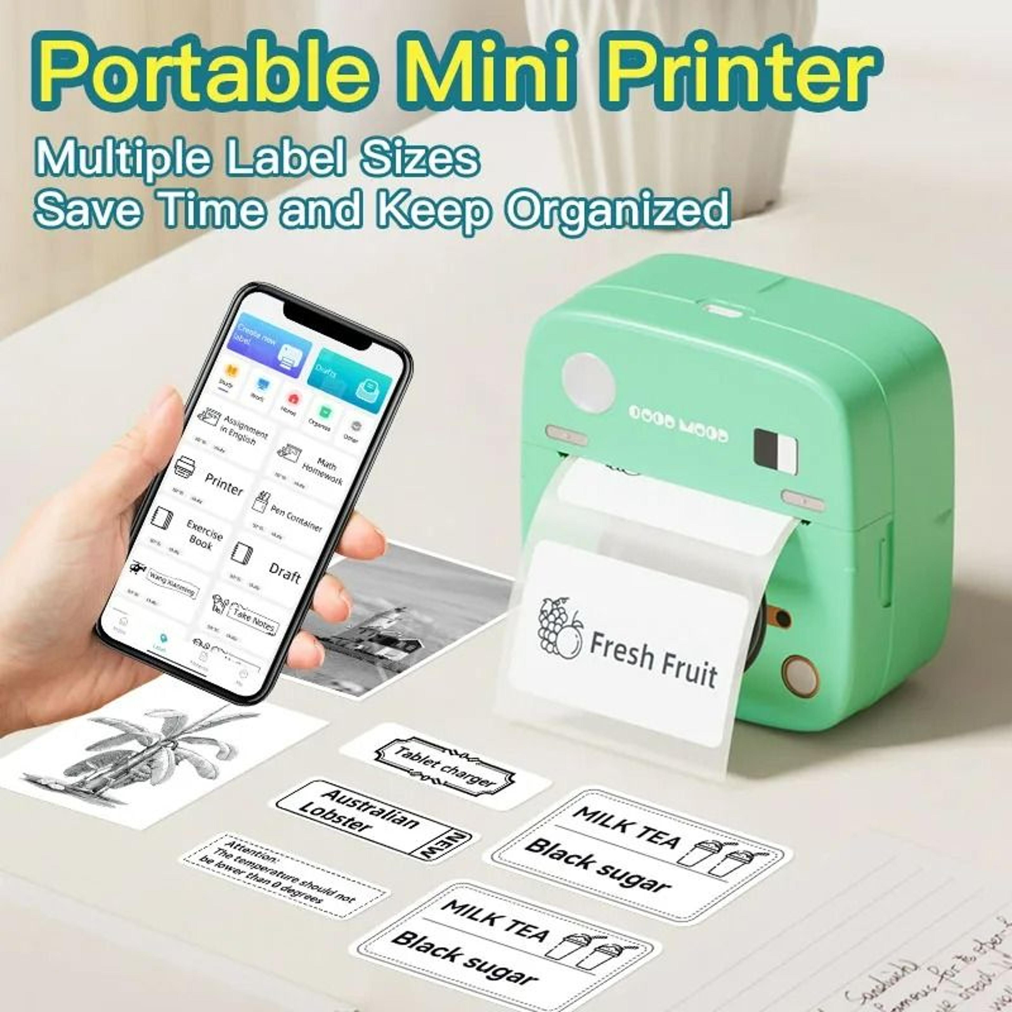 C1 Mini Bluetooth Photo Sticker Printer 1
