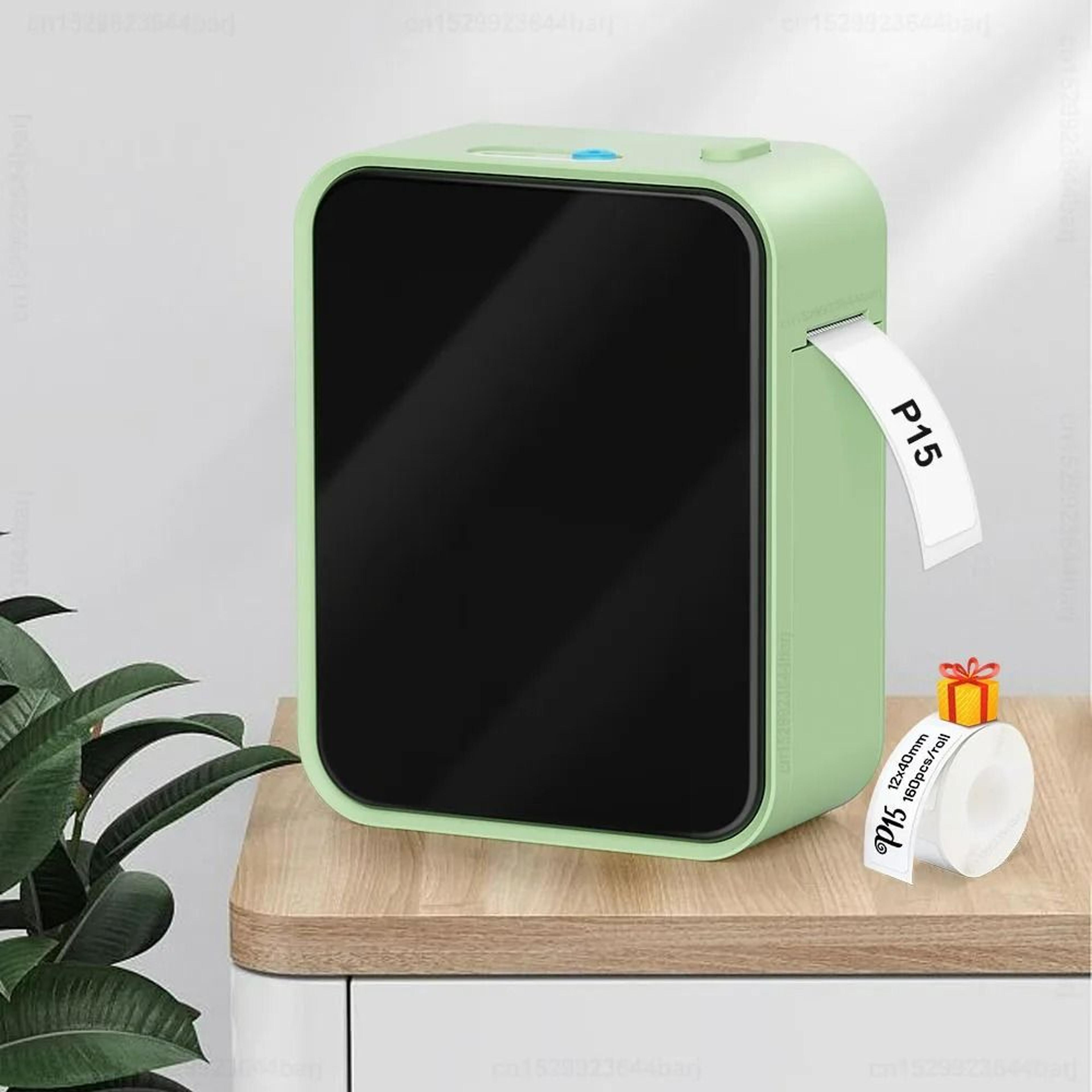 p15 portable bluetooth thermal sticker label maker