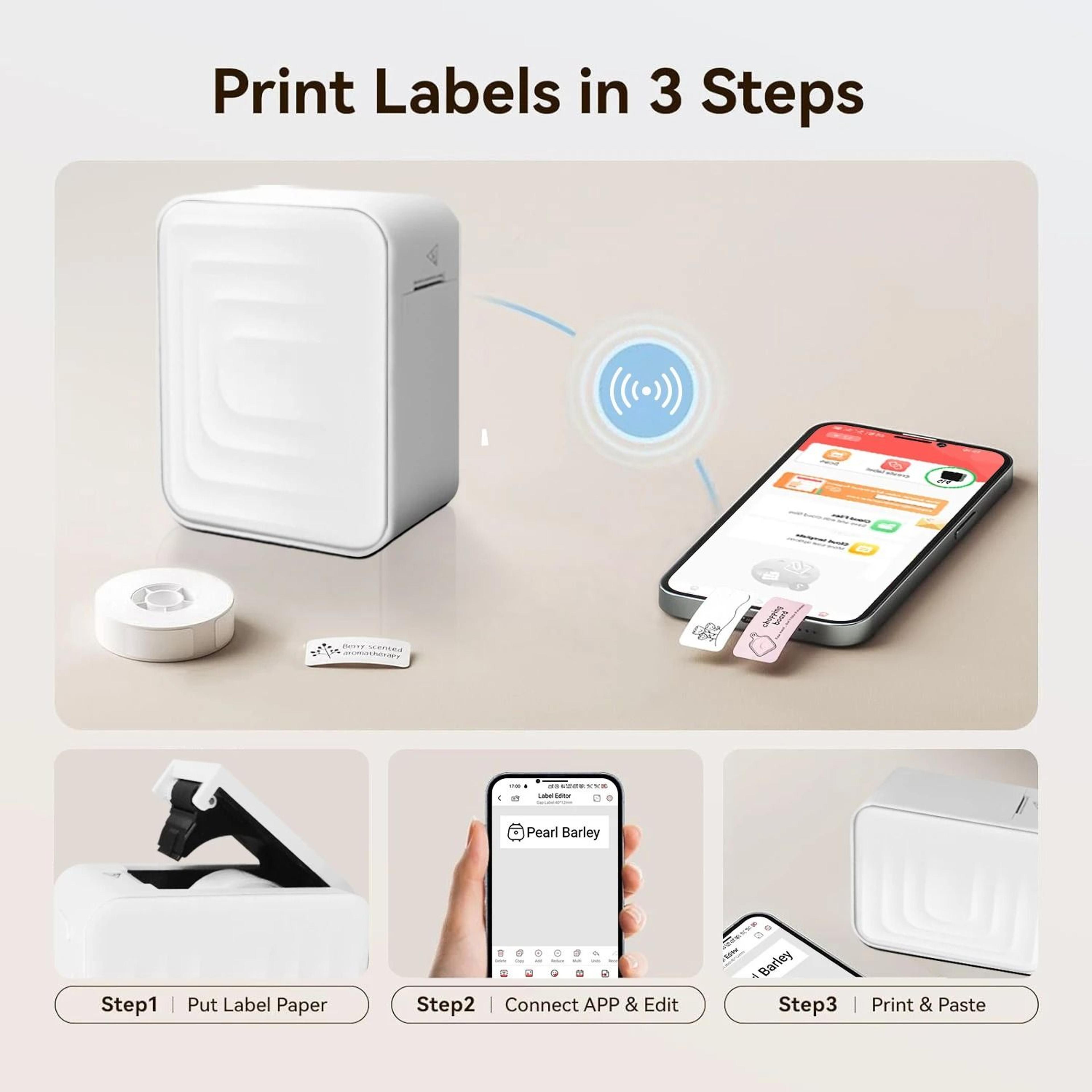Marklife M1 Bluetooth Mini Label Maker 3