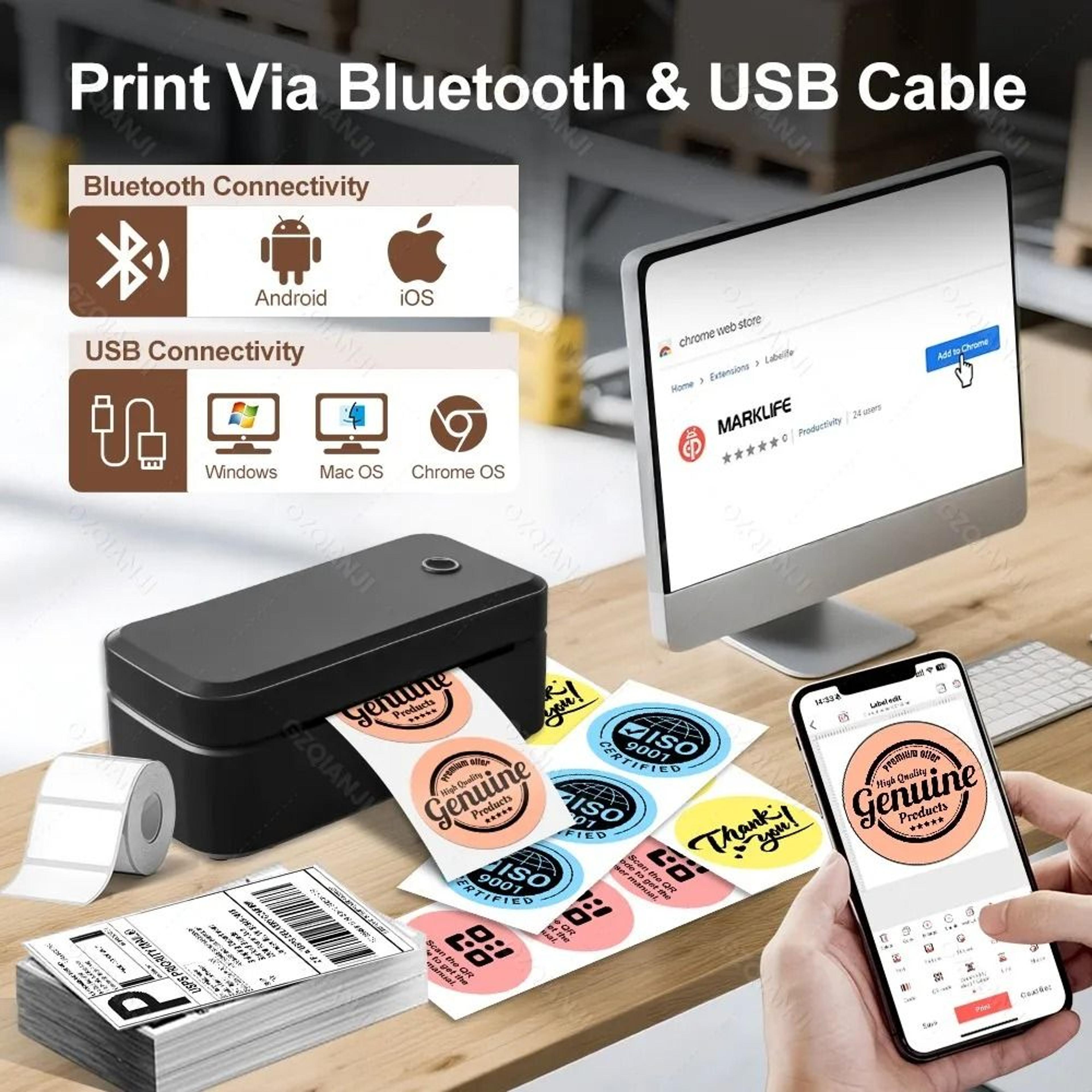 Marklife X4 Wireless Shipping Label Printer 1