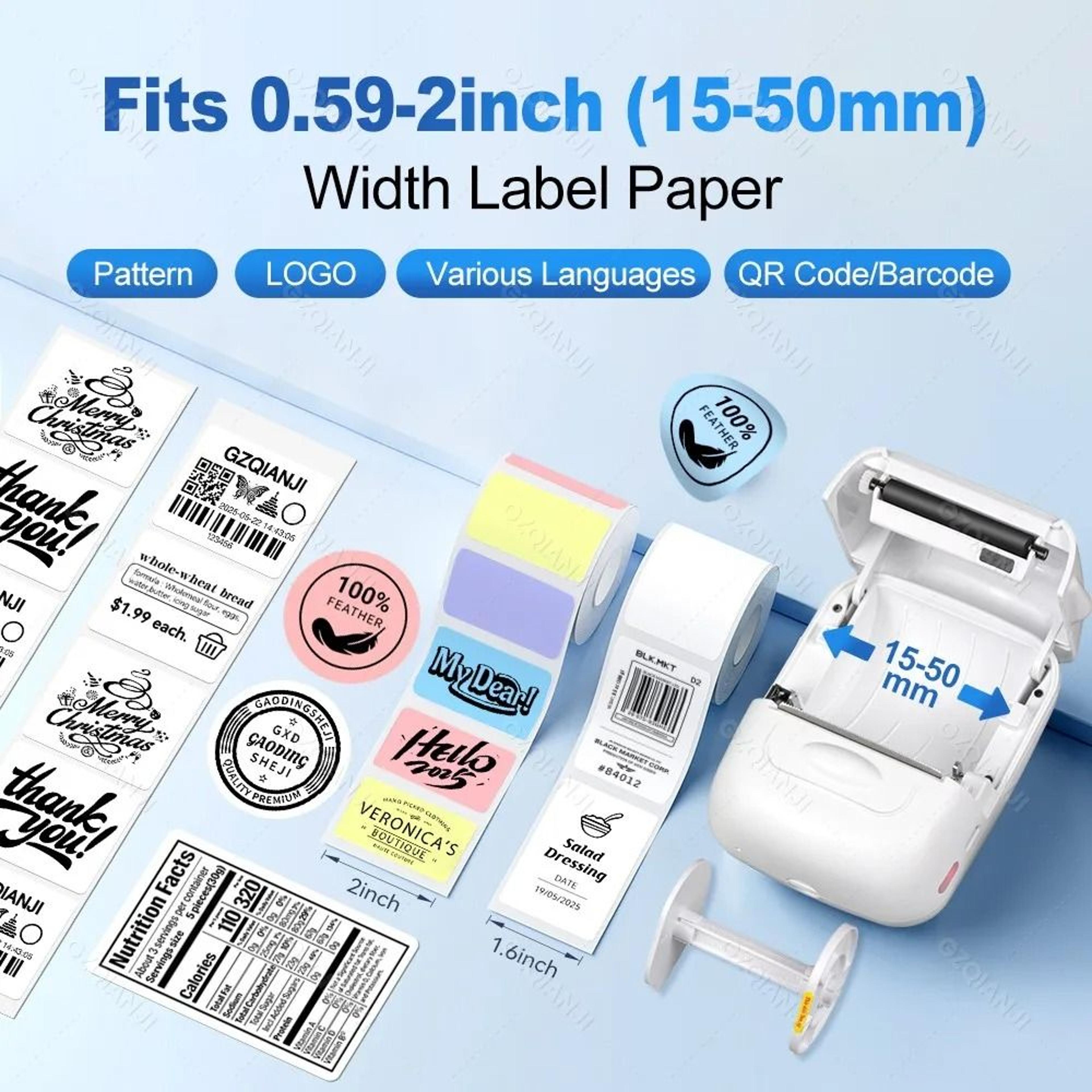 Marklife P50 Pocket Wireless Sticker Printer 1