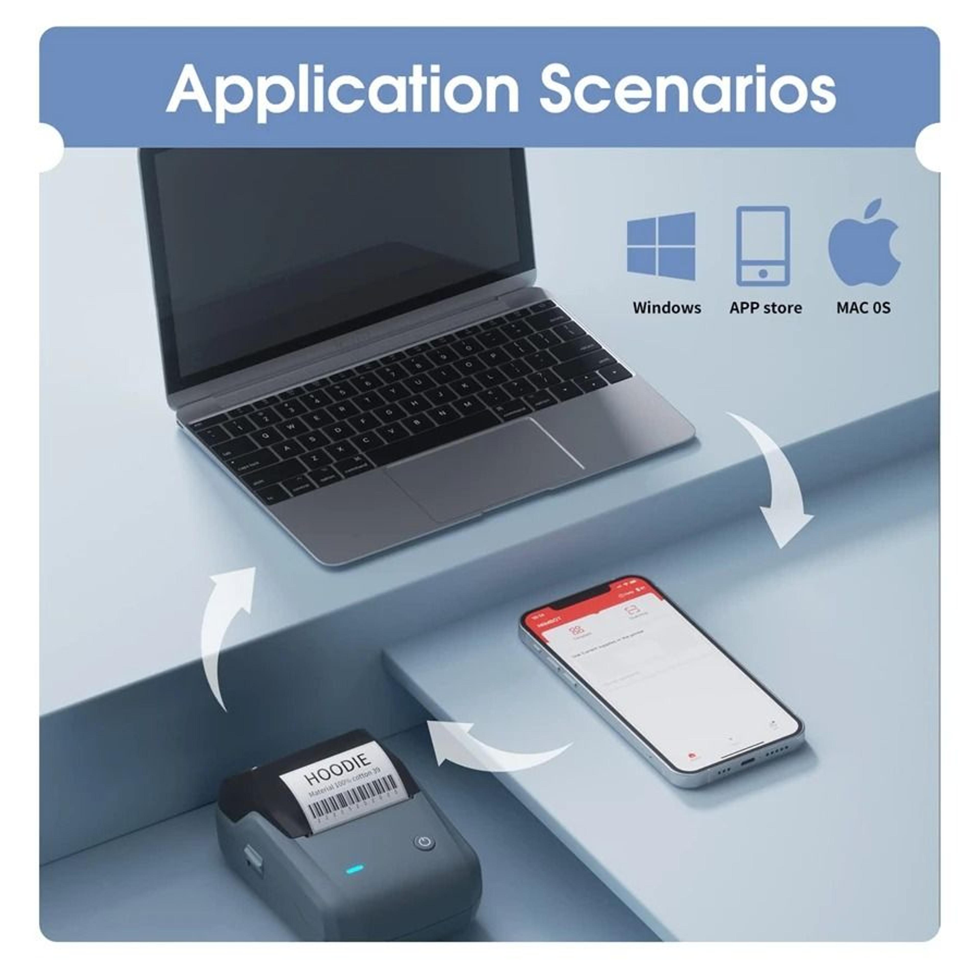 Niimbot B1 Pocket Bluetooth Label Maker 2