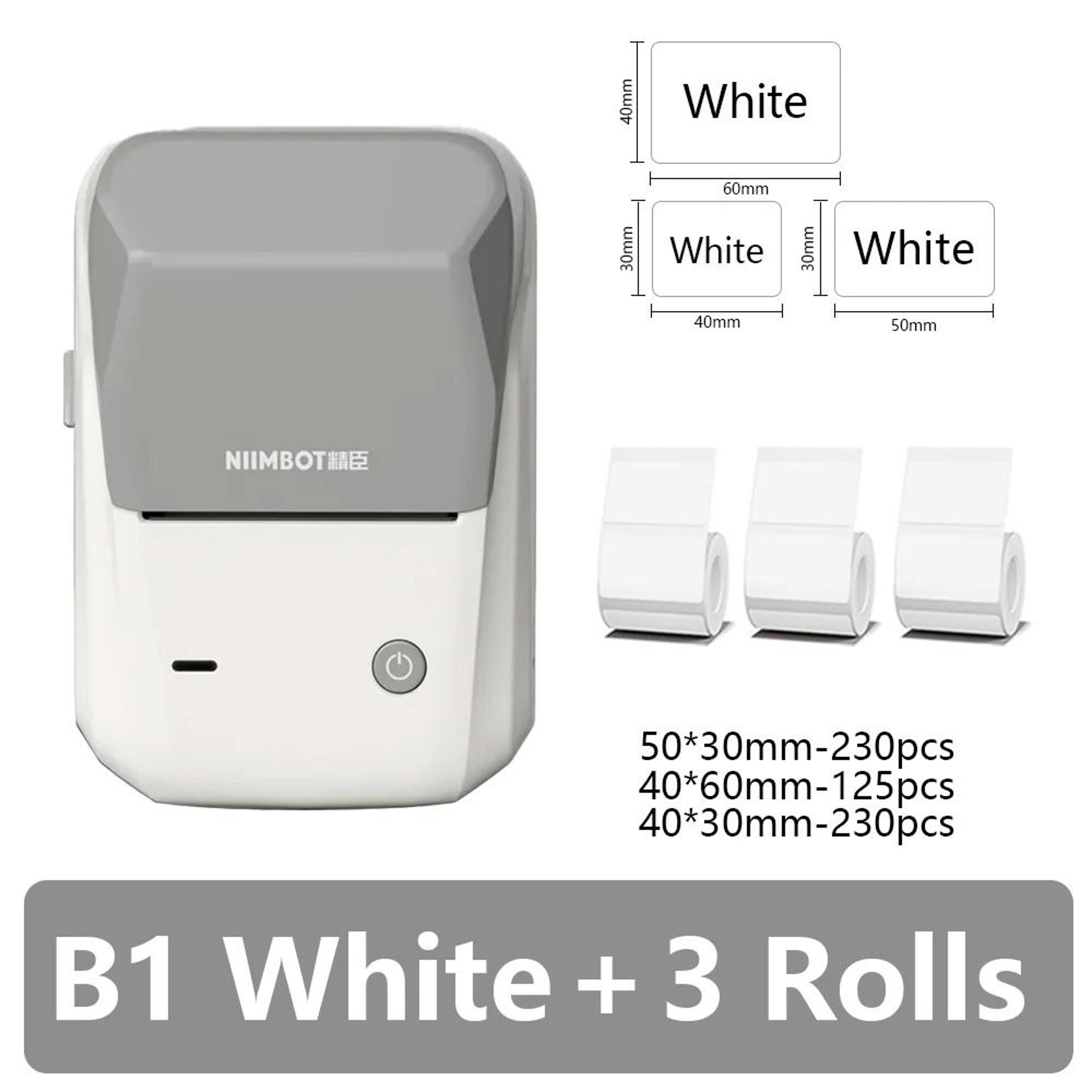 Niimbot B1 Pocket Bluetooth Label Maker 12