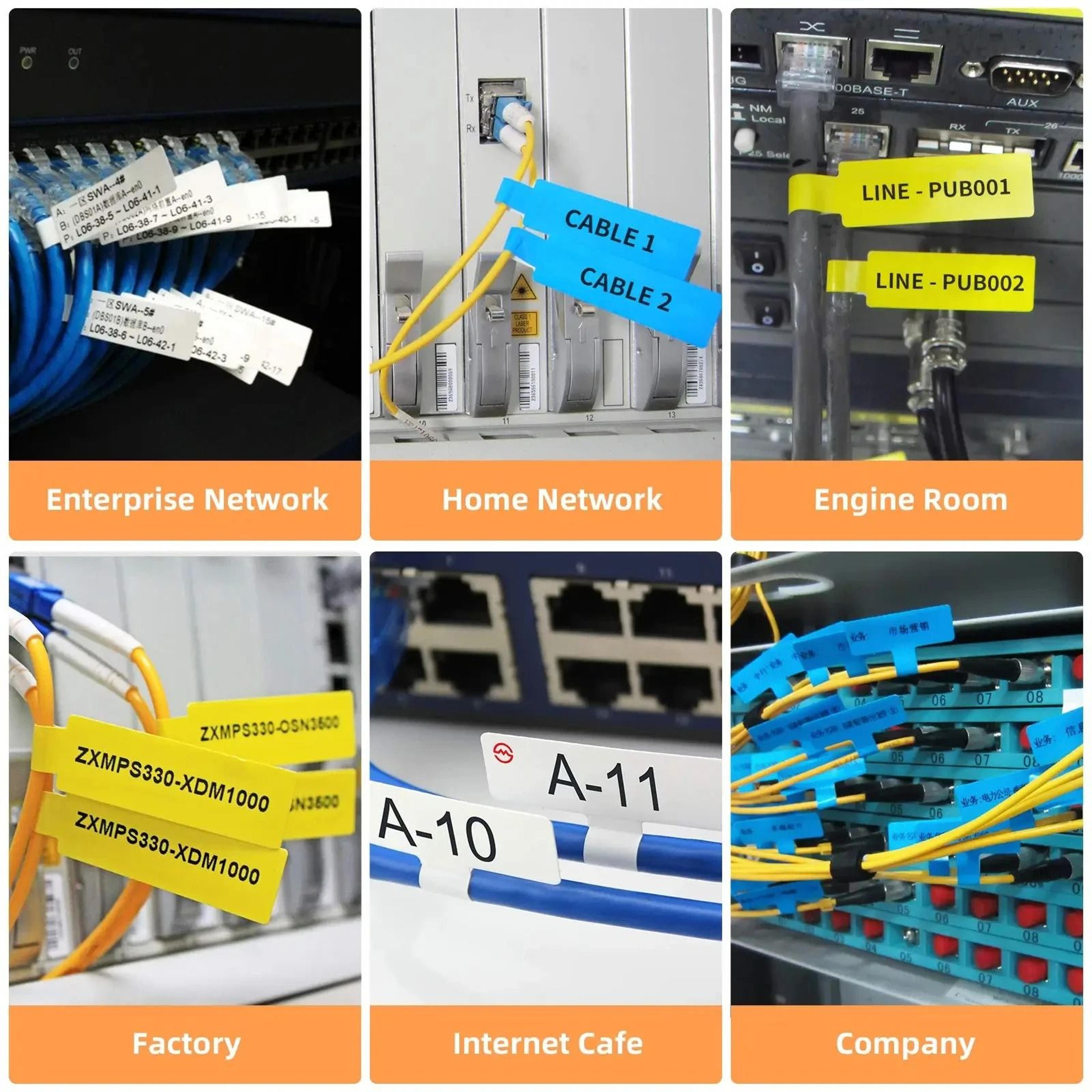 Niimbot Waterproof Cable Identification Labels 4