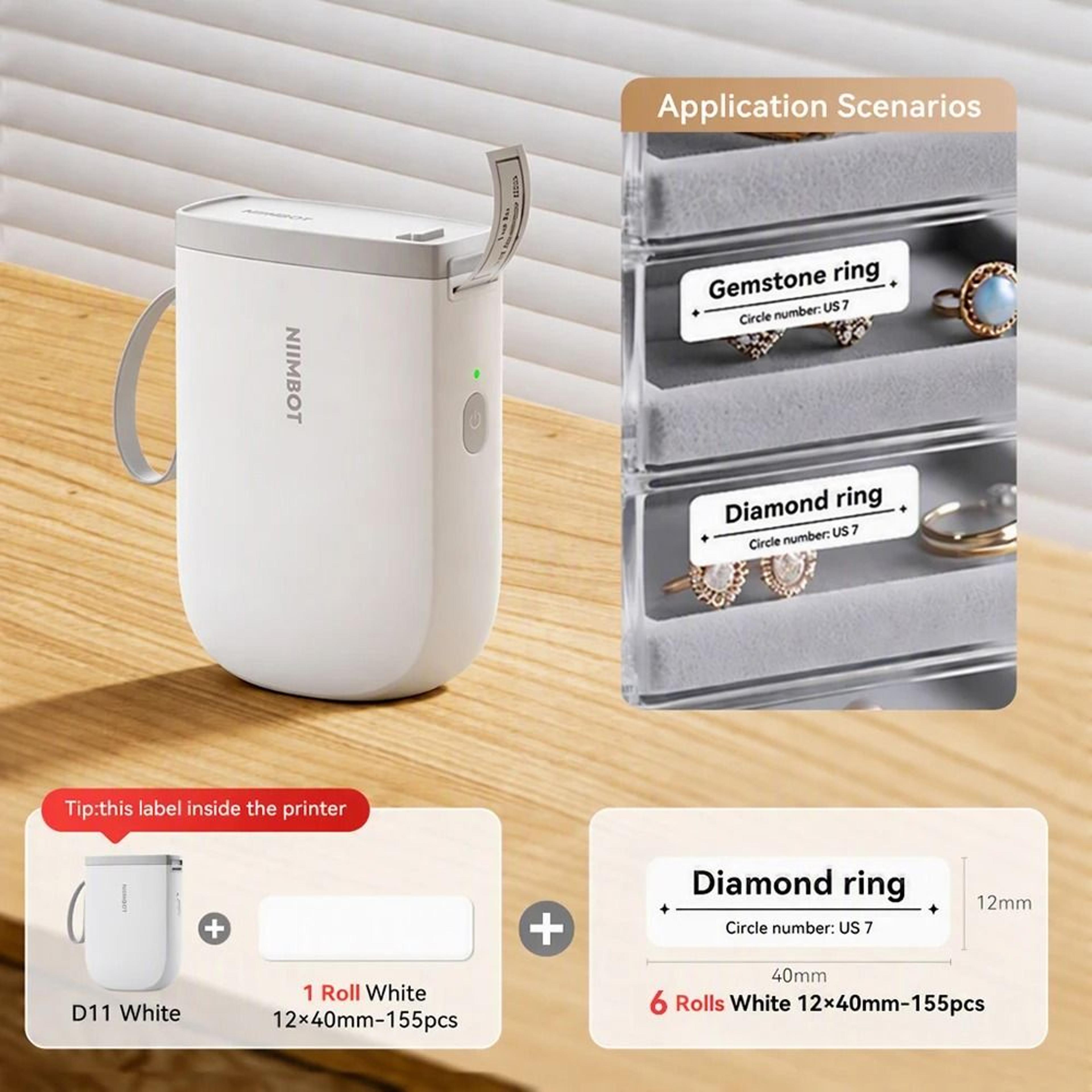 Niimbot D11 D110 Wireless Mini Label Printer 23