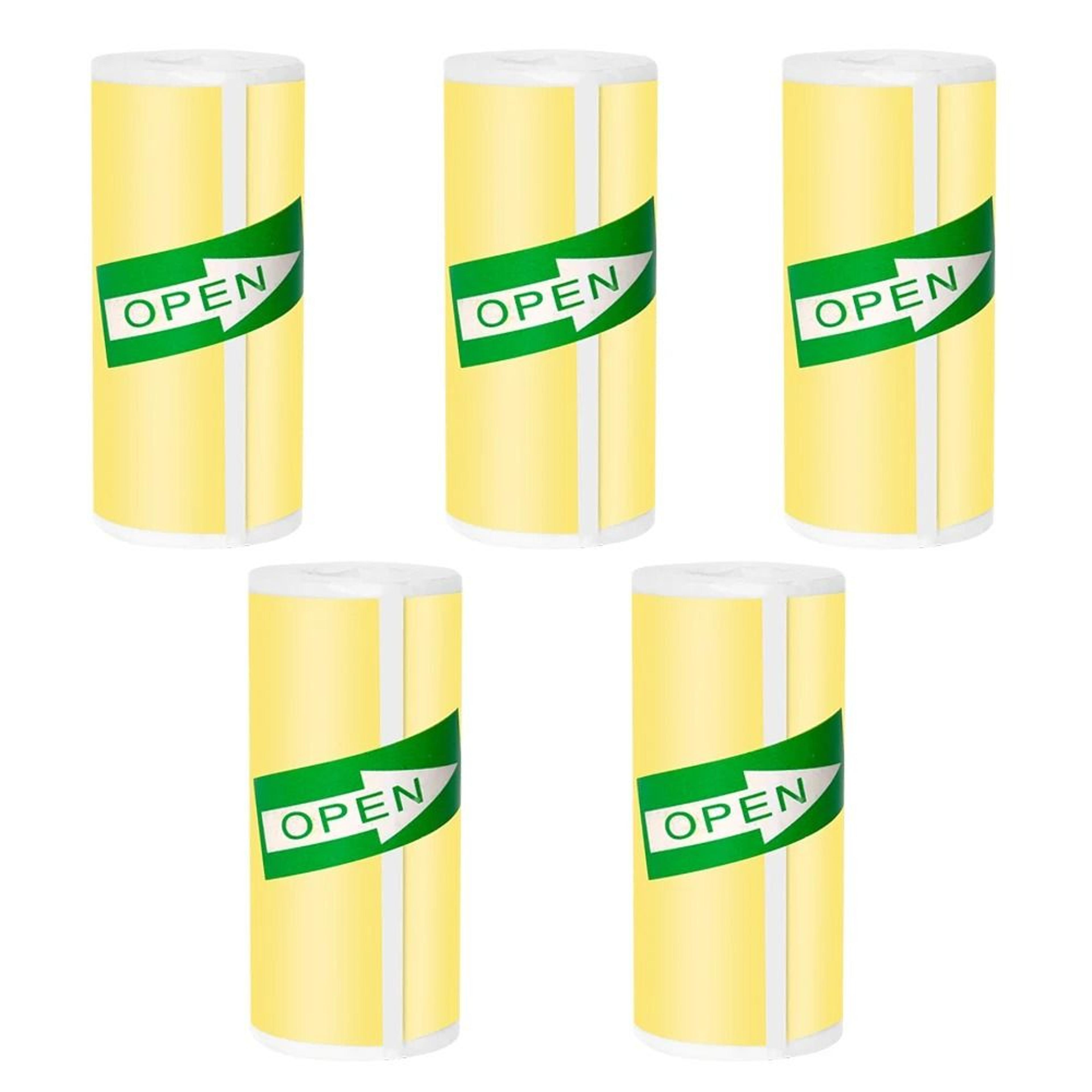 Mini Printer Colorful Adhesive Thermal Paper Rolls 18