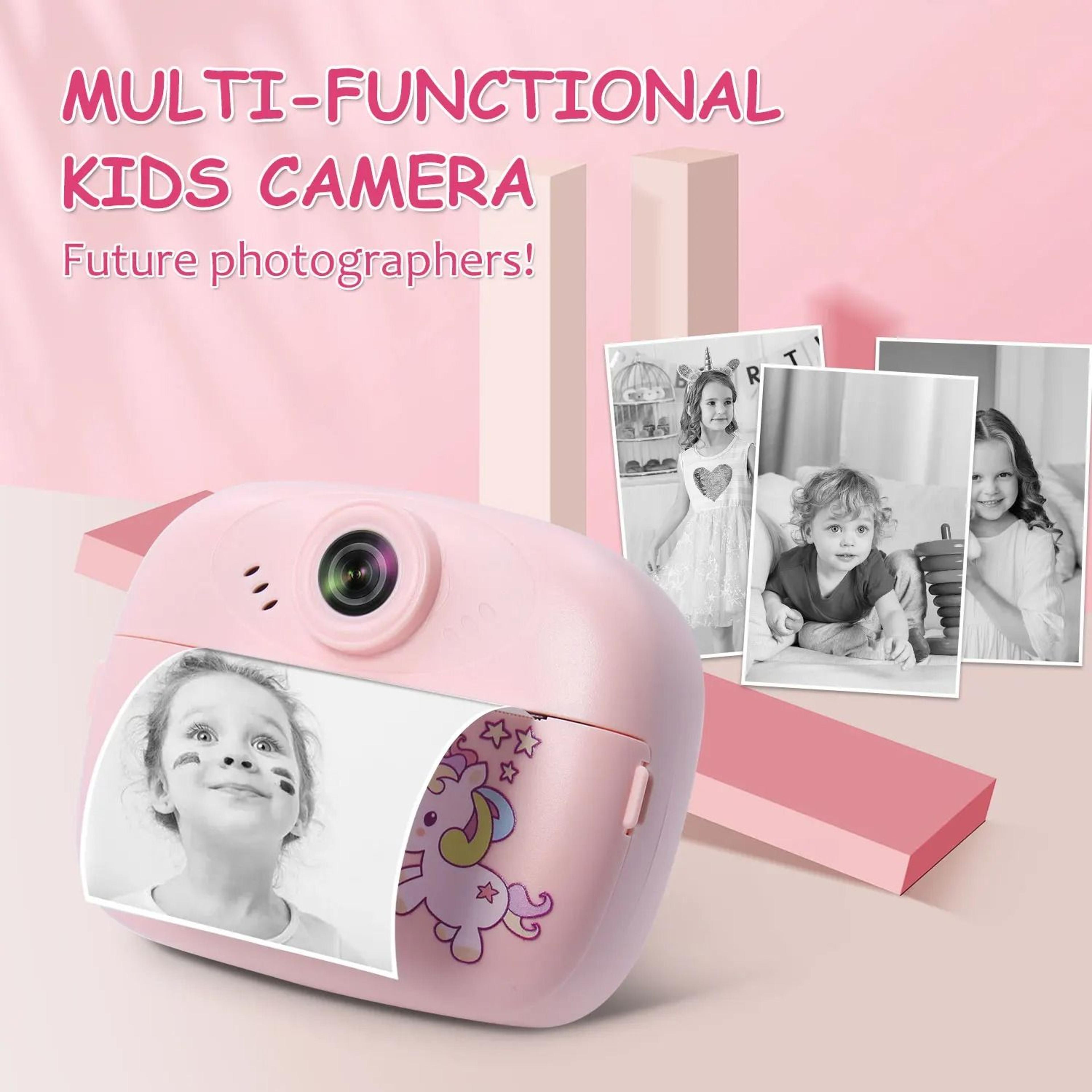kids instant print camera with video recording