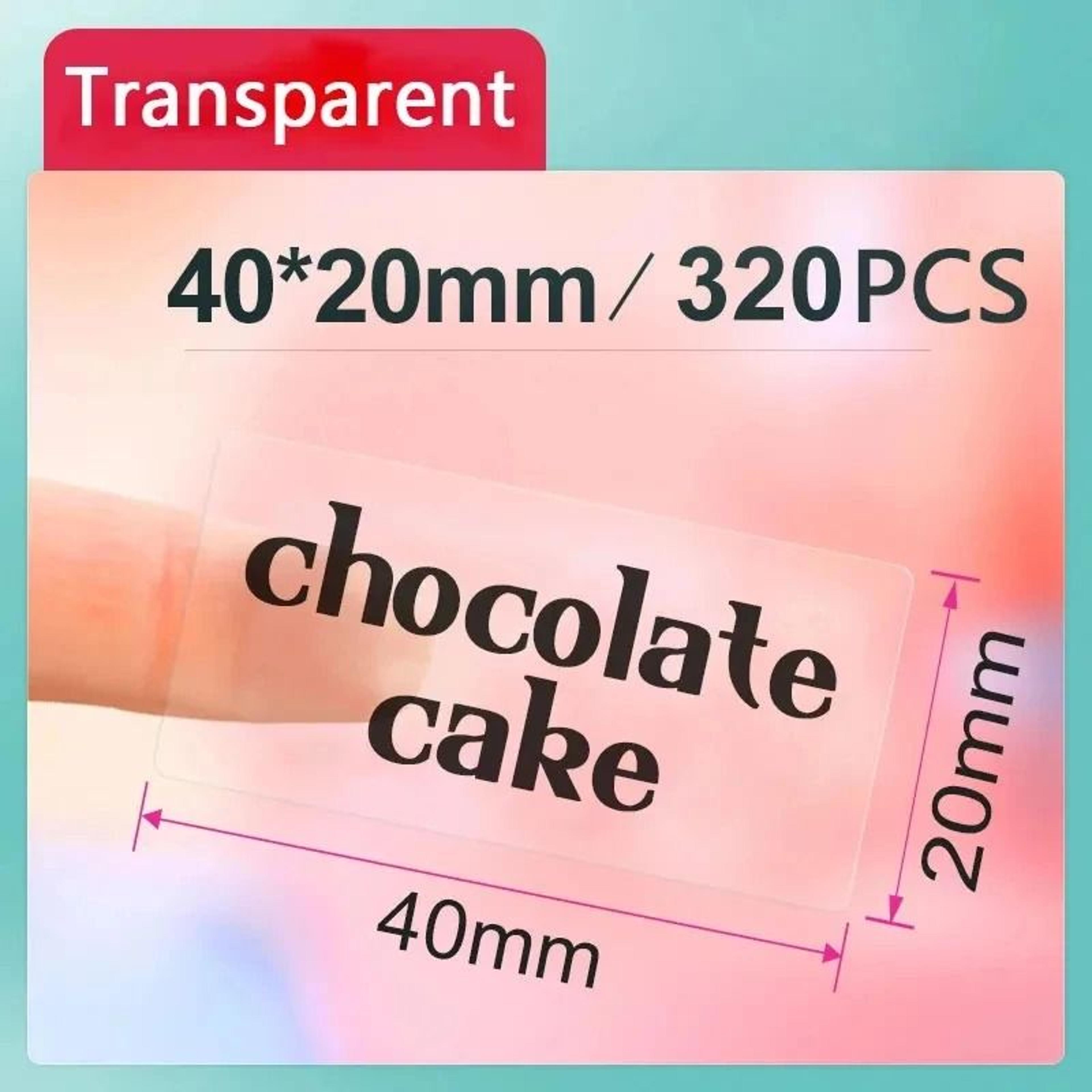 Niimbot Waterproof Clear Thermal Label Stickers 10