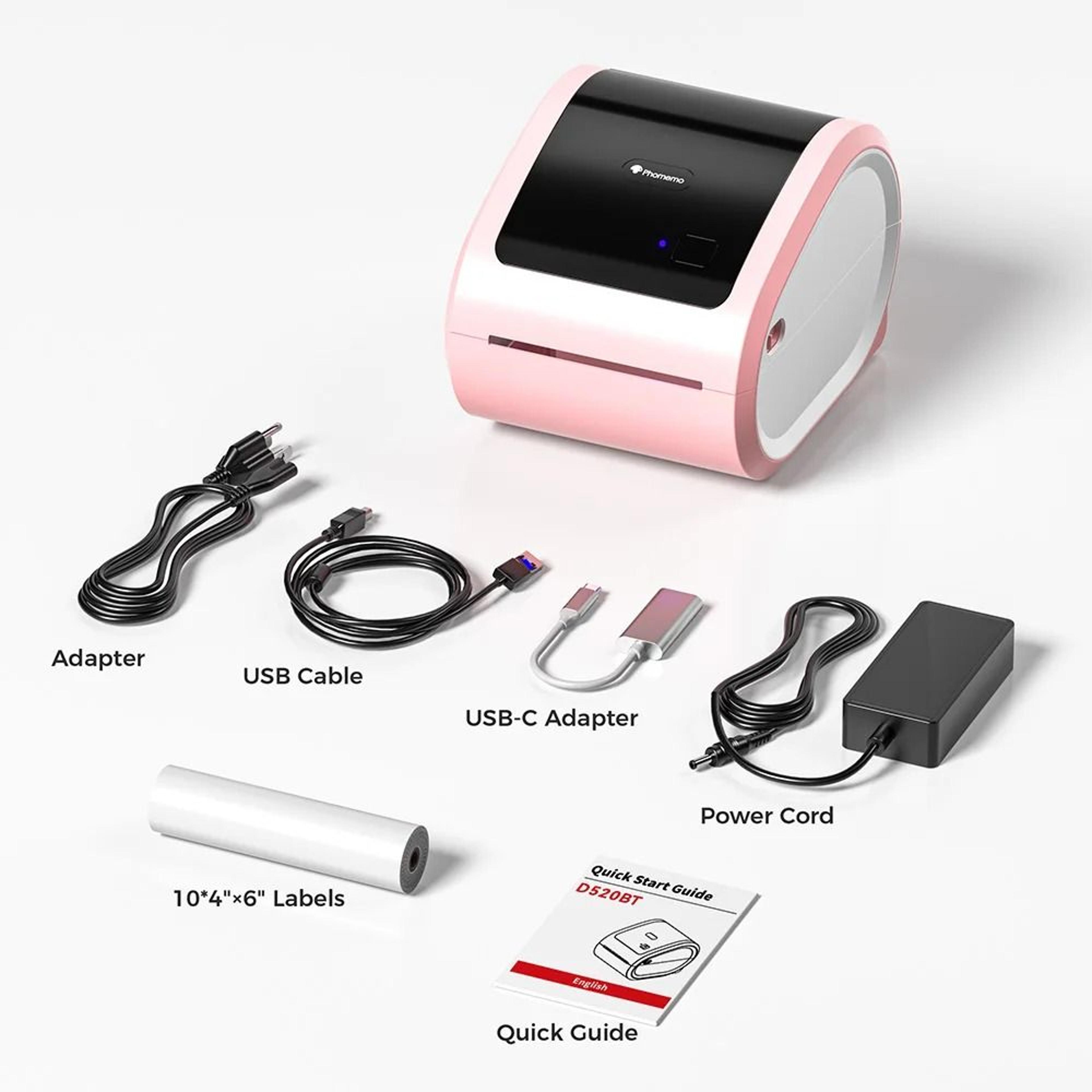 Phomemo D520BT Bluetooth Shipping Label Printer 8