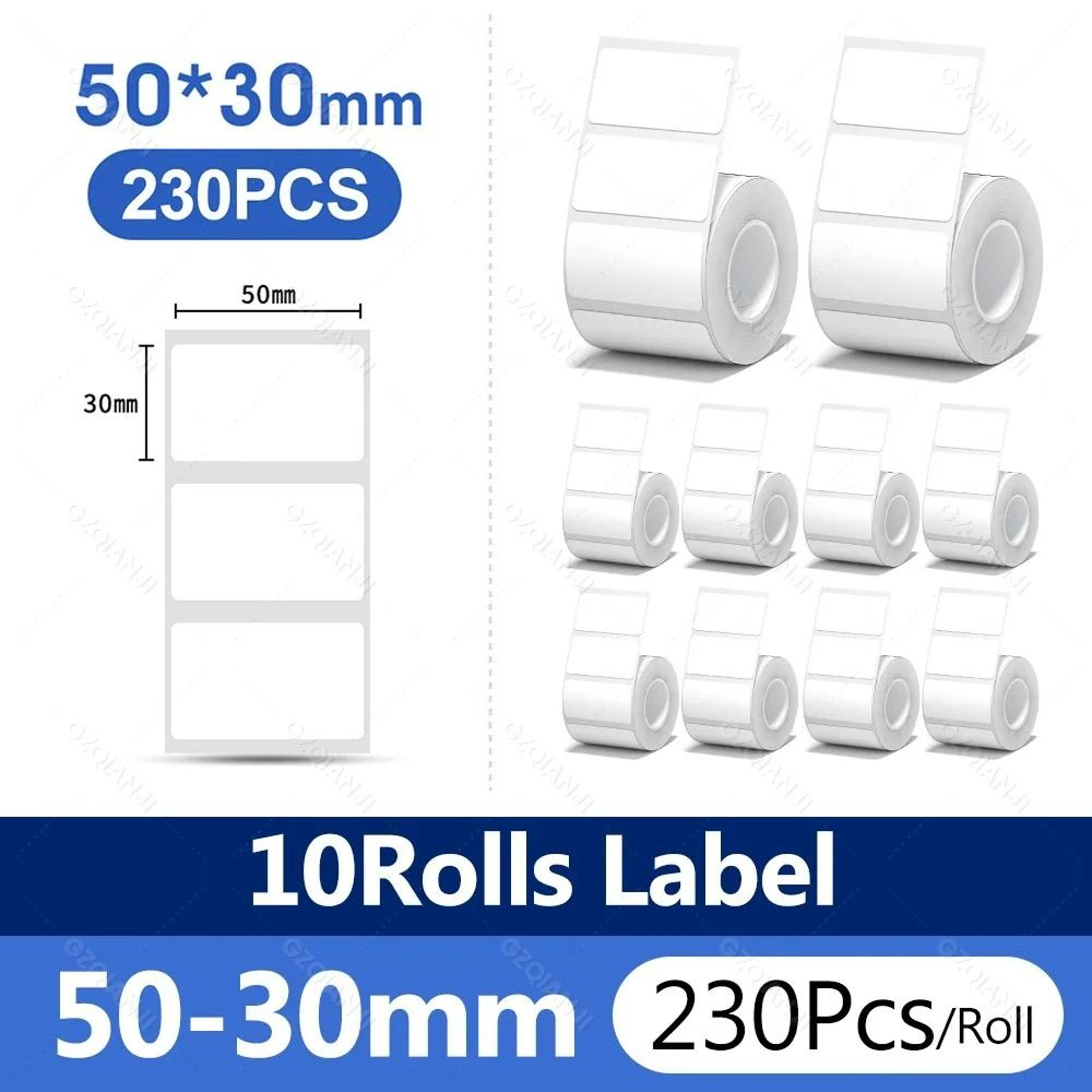 Niimbot Waterproof White Thermal Label Rolls 15