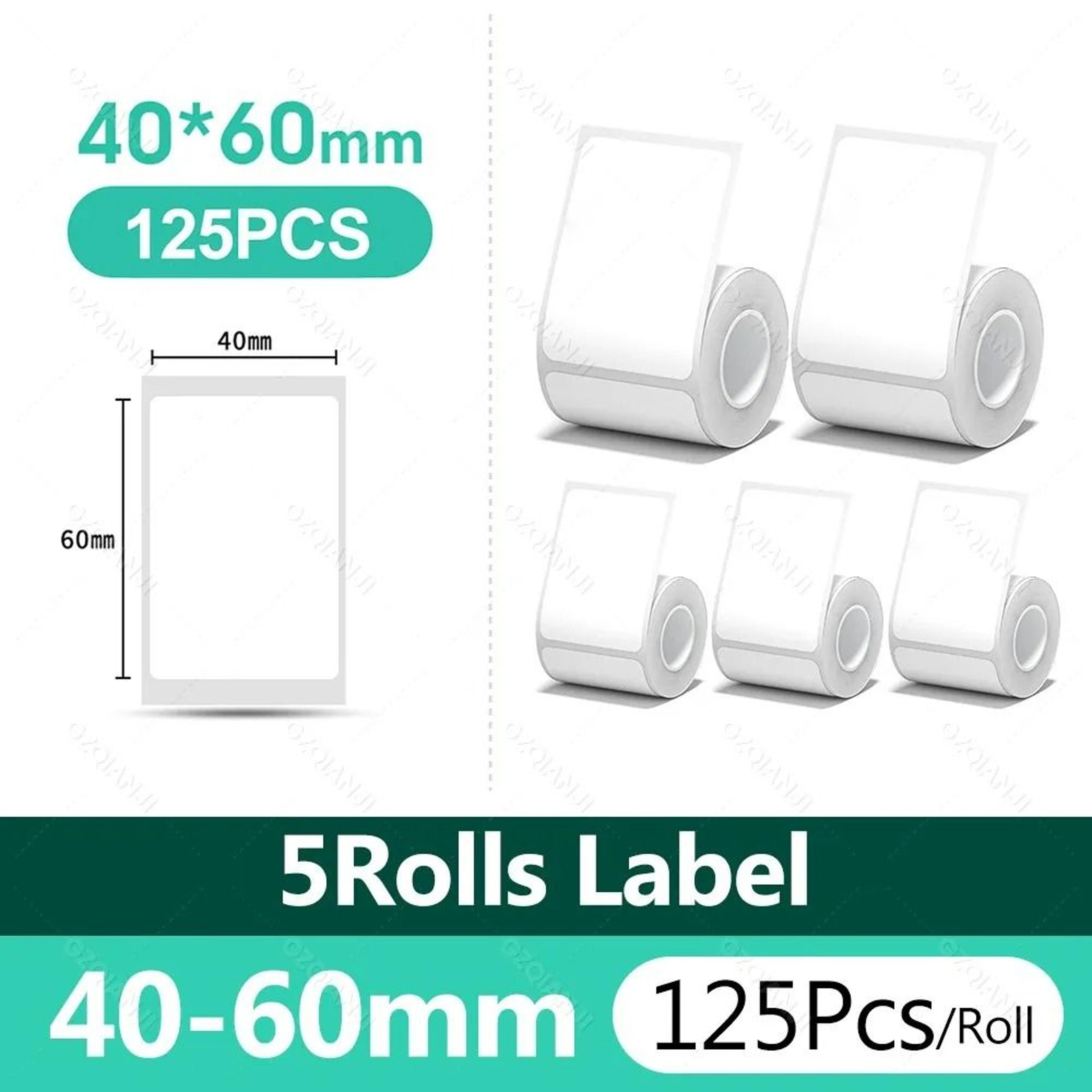Niimbot Waterproof White Thermal Label Rolls 11