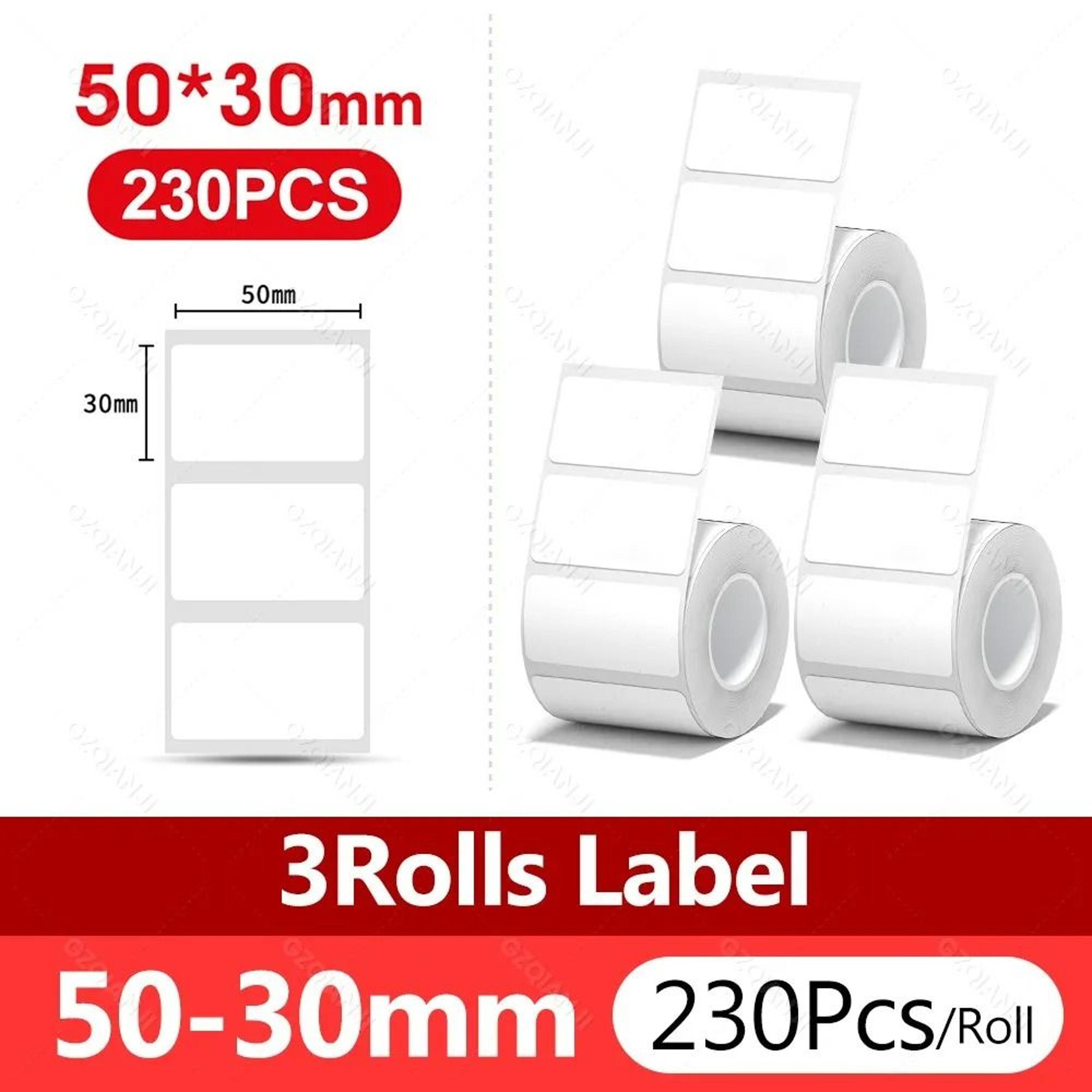 Niimbot Waterproof White Thermal Label Rolls 9