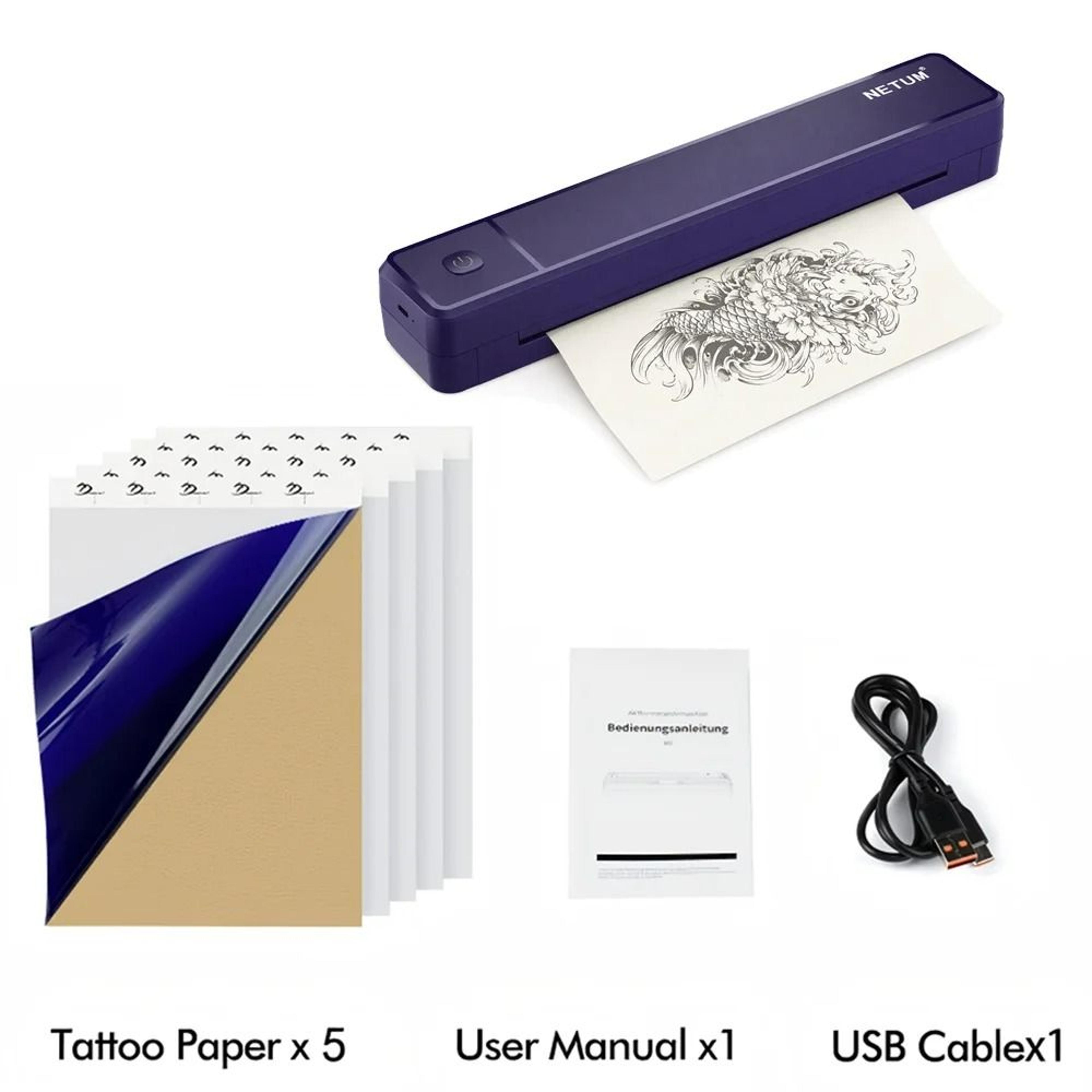A4 Bluetooth Tattoo Stencil Printer 7