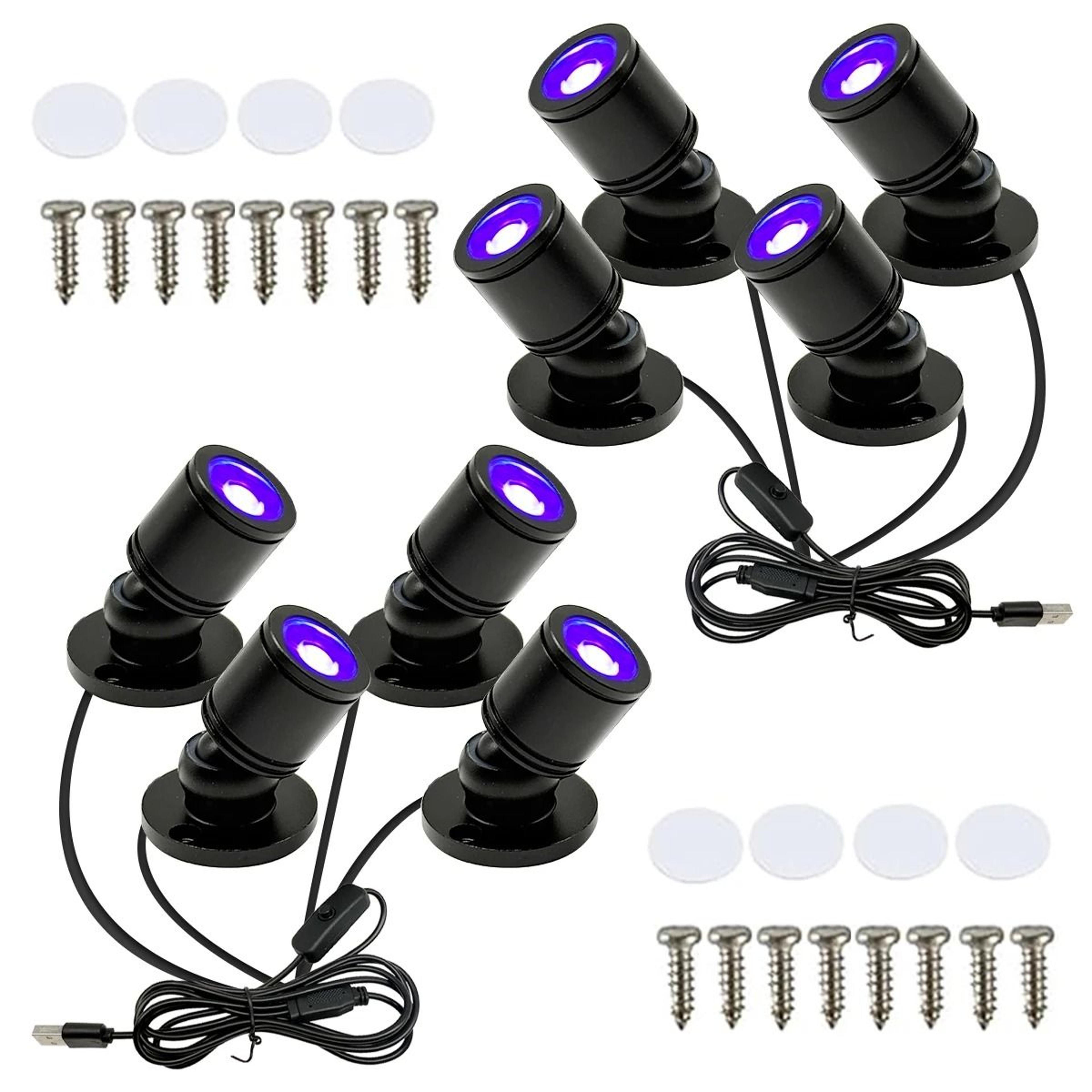 VioletBeam UV Mini Spotlights 8