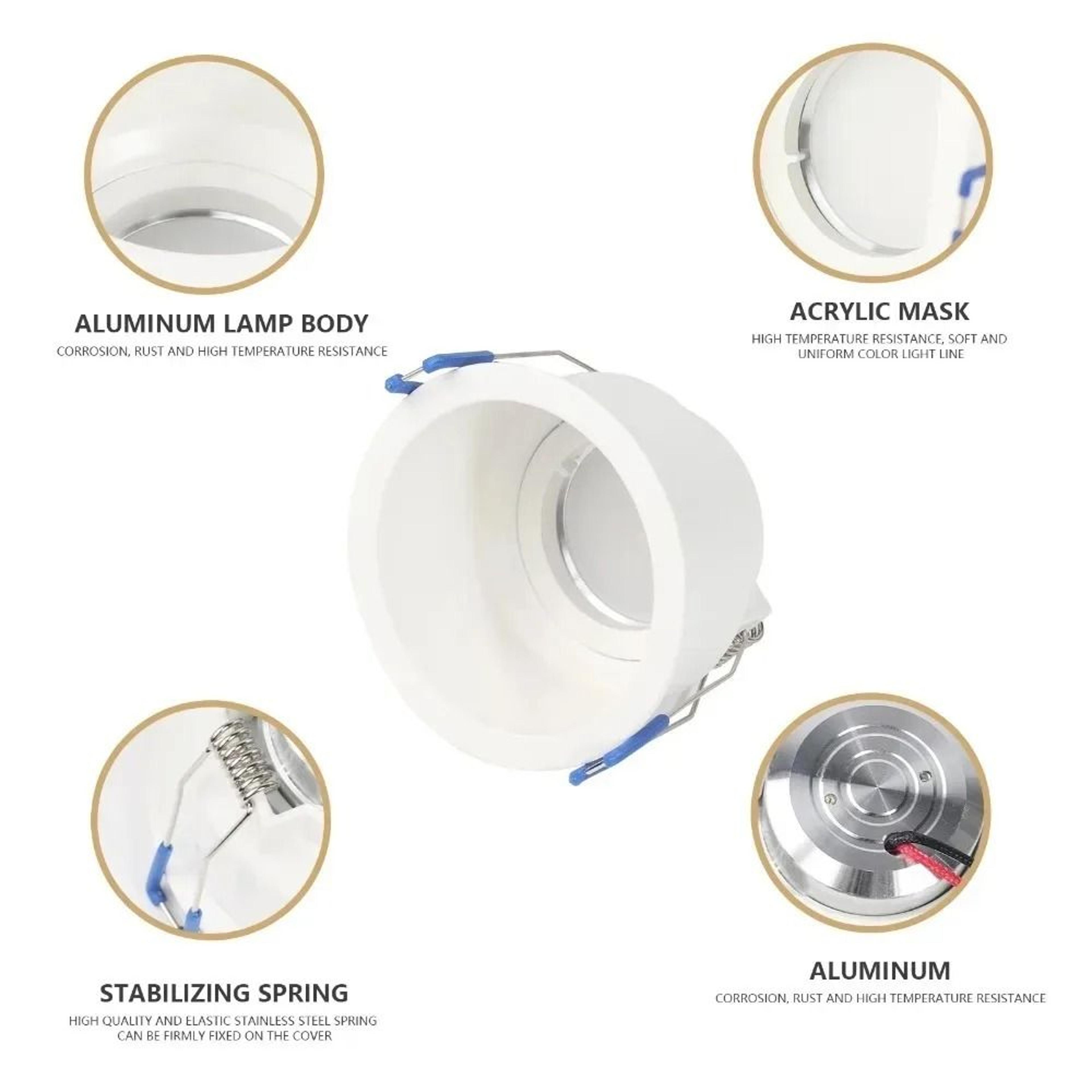 LumiCore GU10 Recessed Spotlight Fixture 5