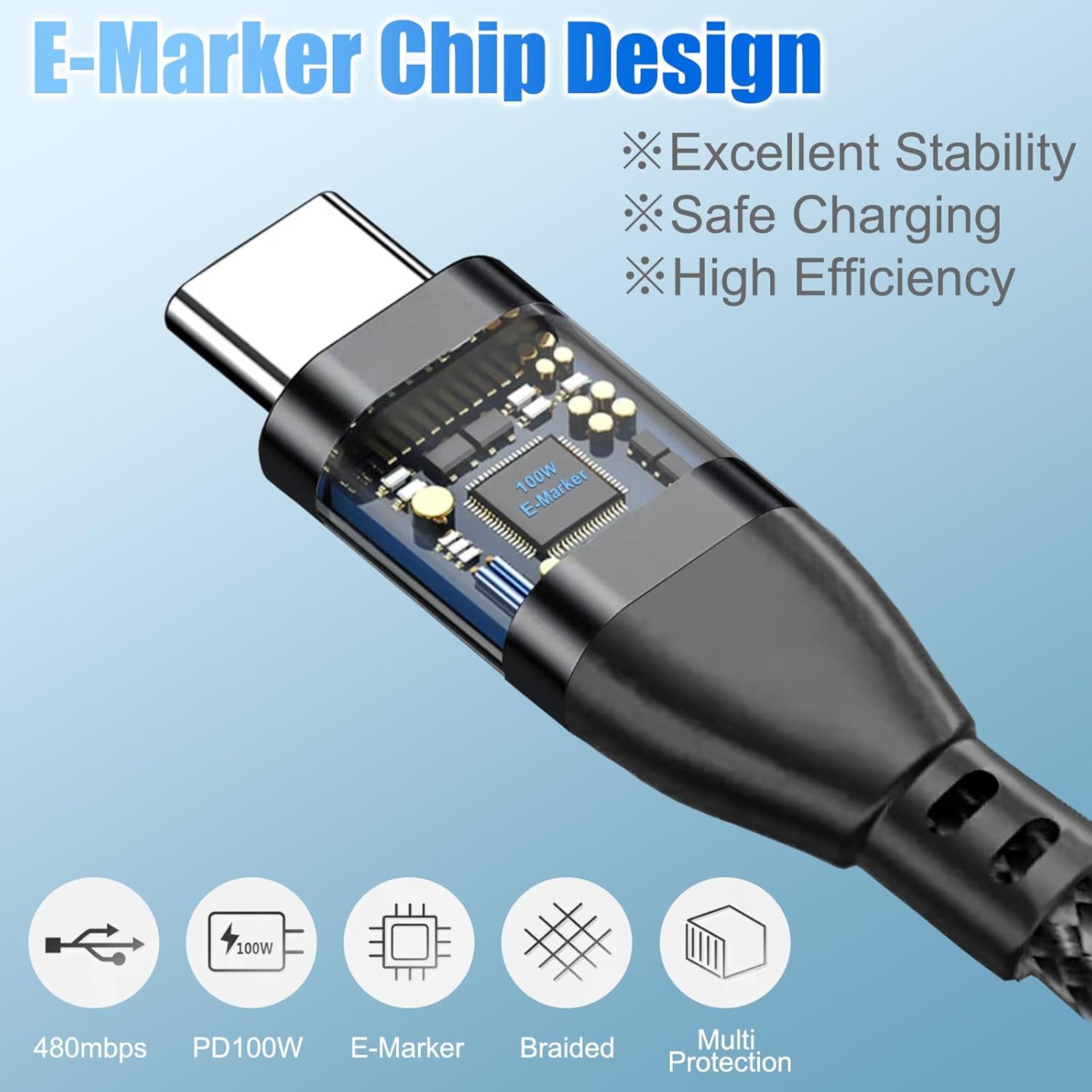 AUFU 100W Magnetic USB Charging Cable  5A Fast Charge TypeC  Micro USB Magnet Cable For IPhone Sams 5